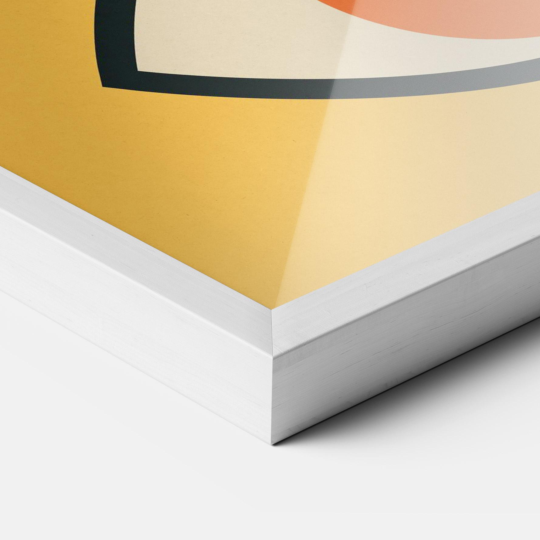 Keretezett Poszter Blue Orange Eye mockup 3