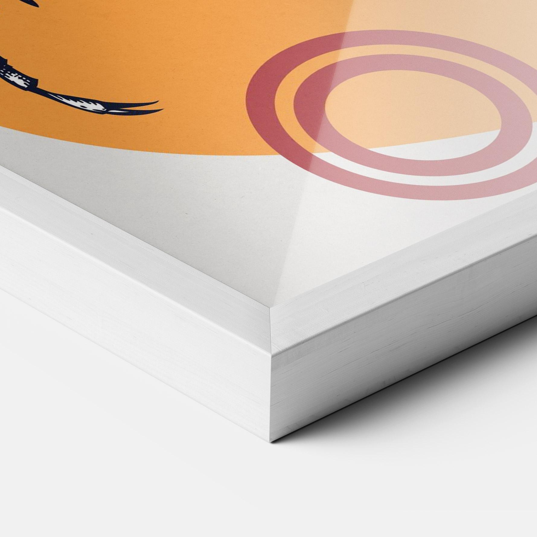 Keretezett Poszter Insects Art Collage mockup 3