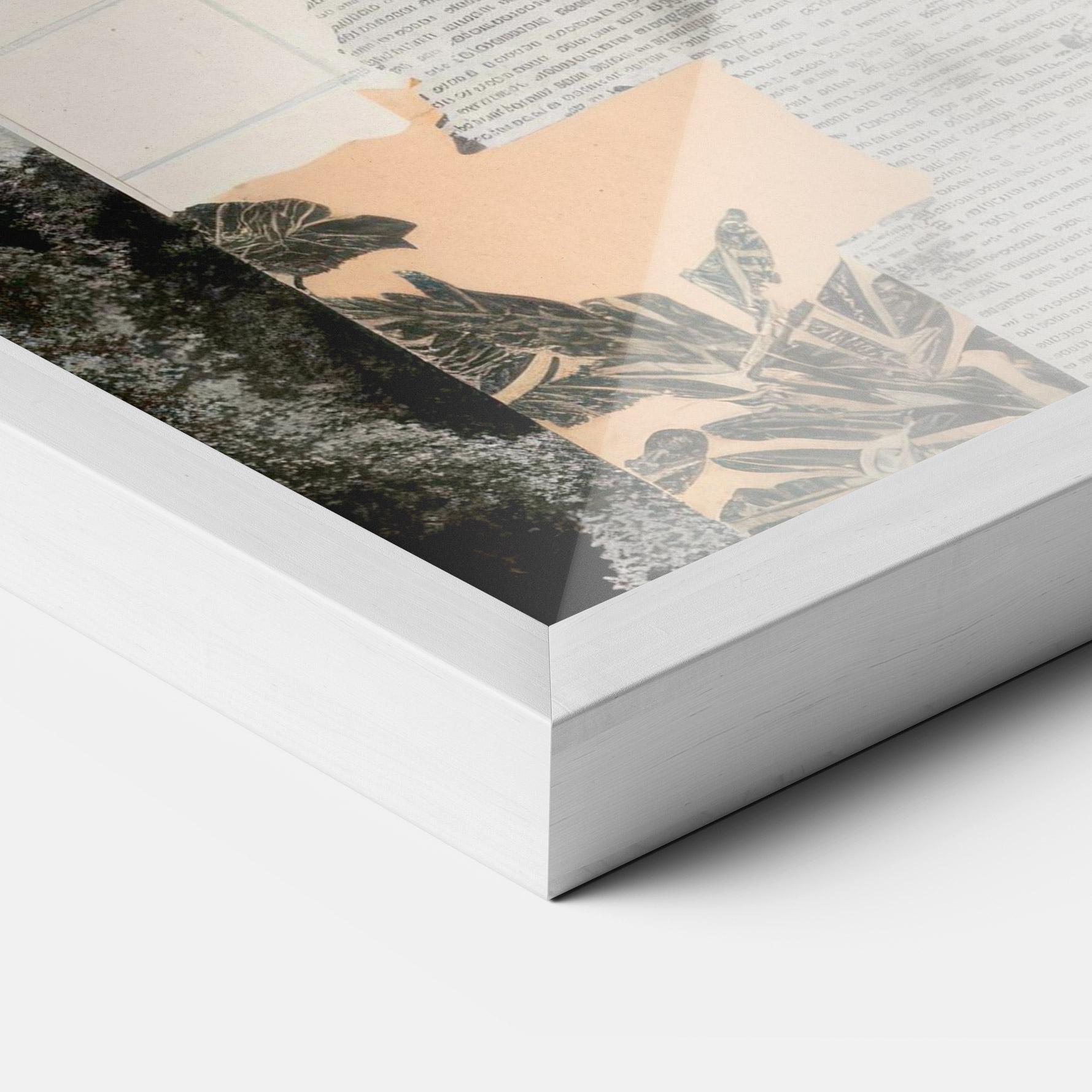 Keretezett Poszter Vintage Collage mockup 3