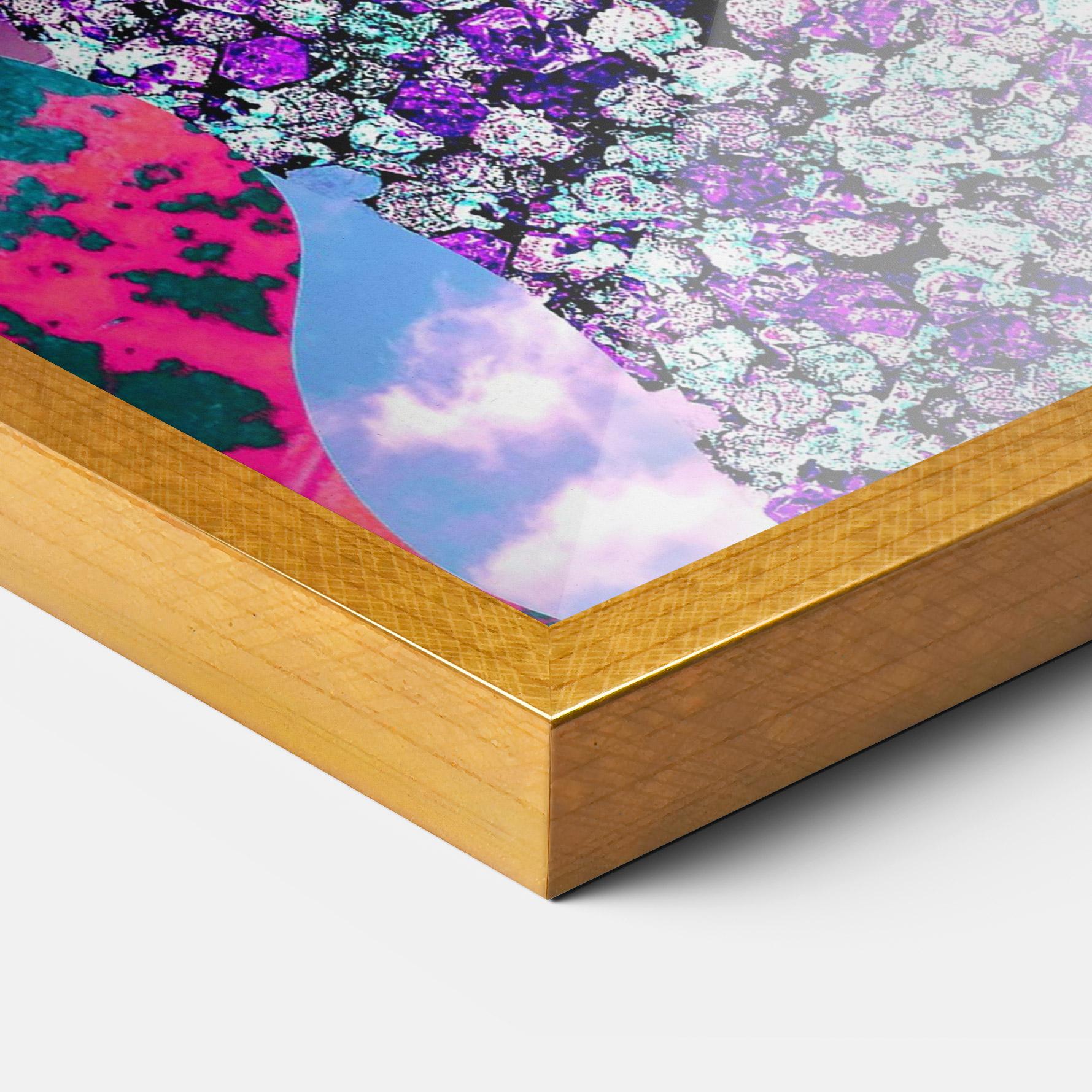 Keretezett Poszter Art Collage Lady mockup 3