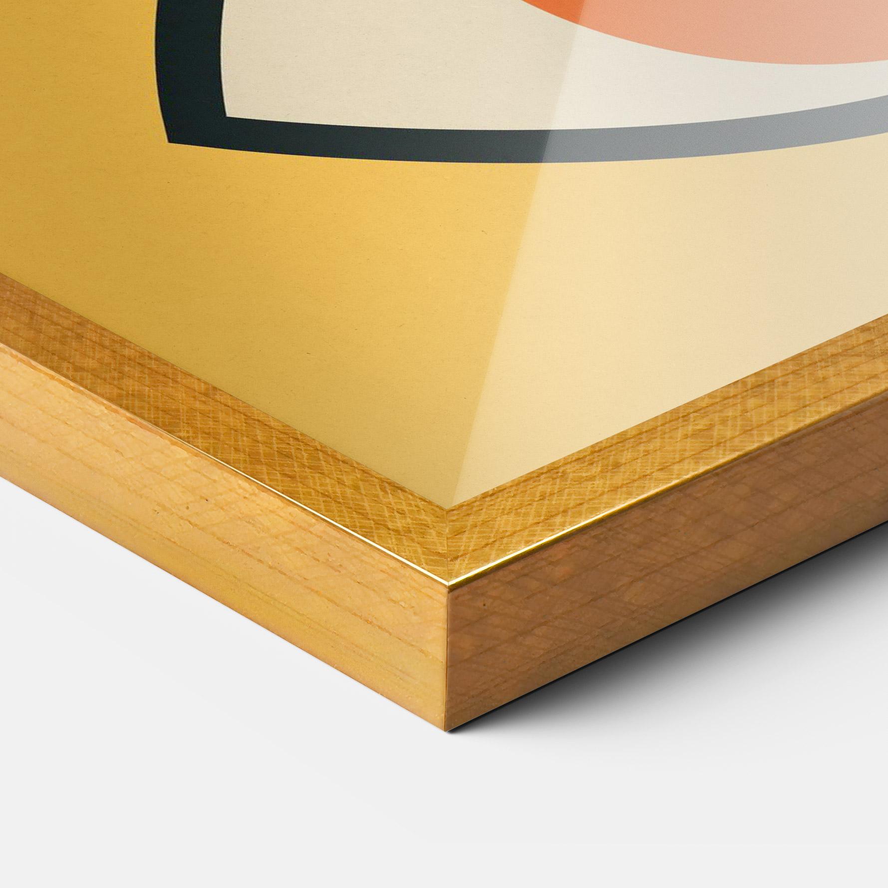 Keretezett Poszter Blue Orange Eye mockup 3