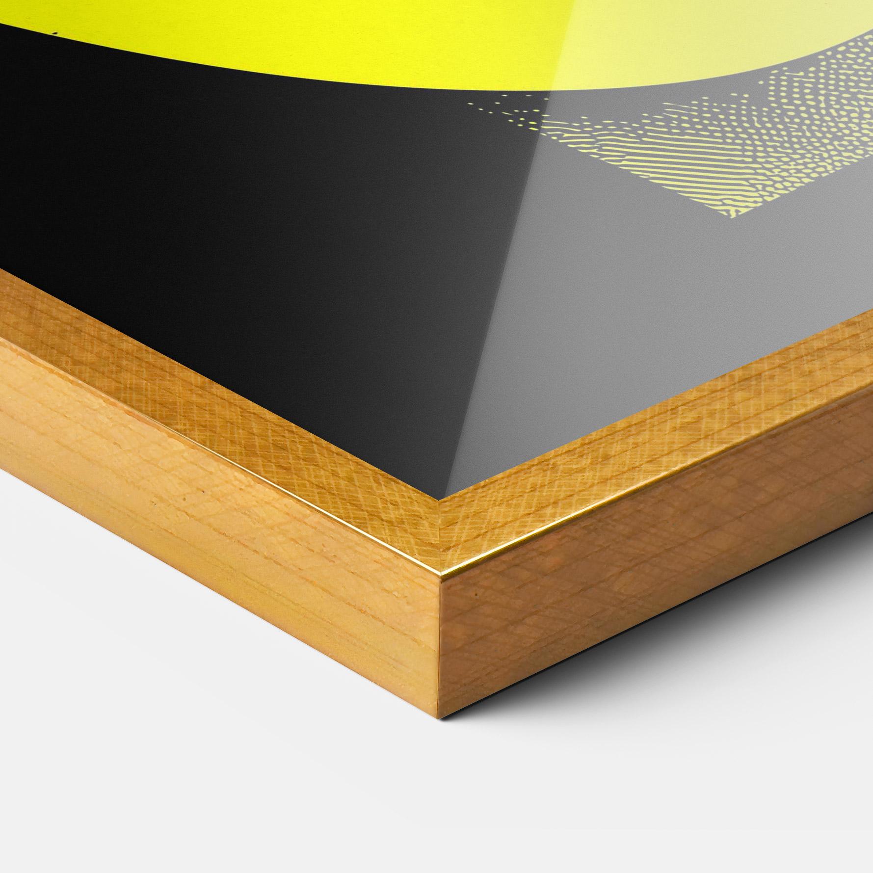 Keretezett Poszter Jaguar Woman Art mockup 3