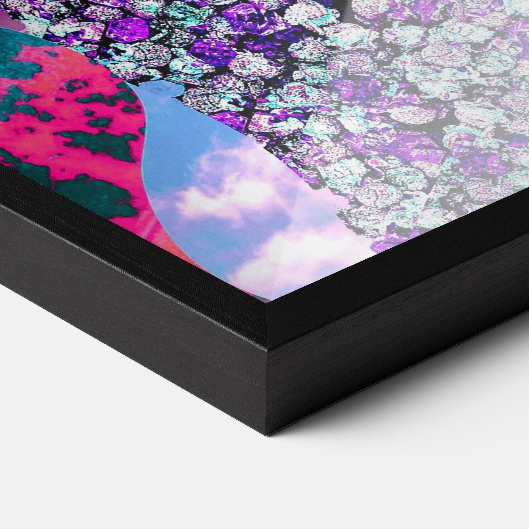 Keretezett Poszter Art Collage Lady mockup 3