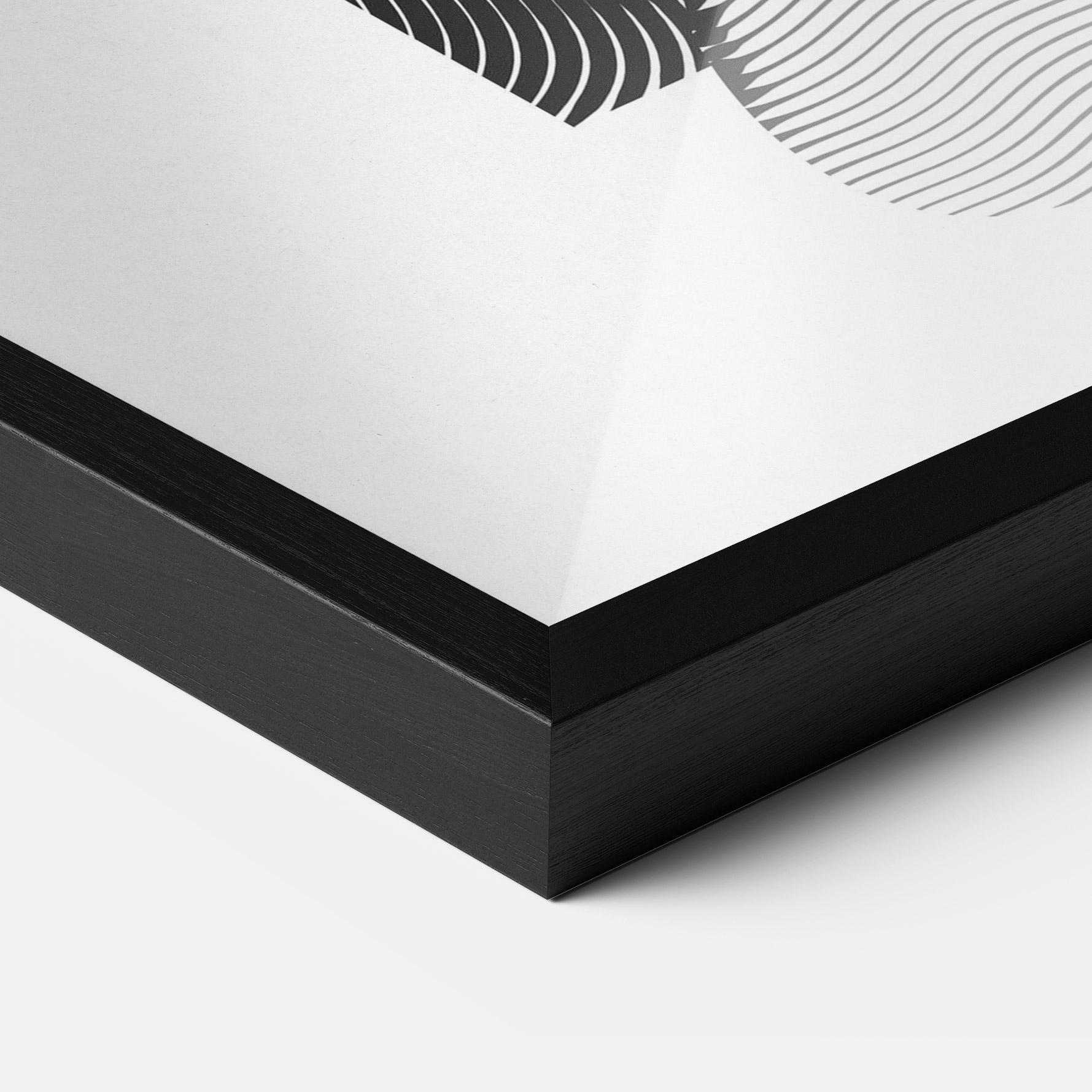 Keretezett Poszter Orange Light Statue mockup 3