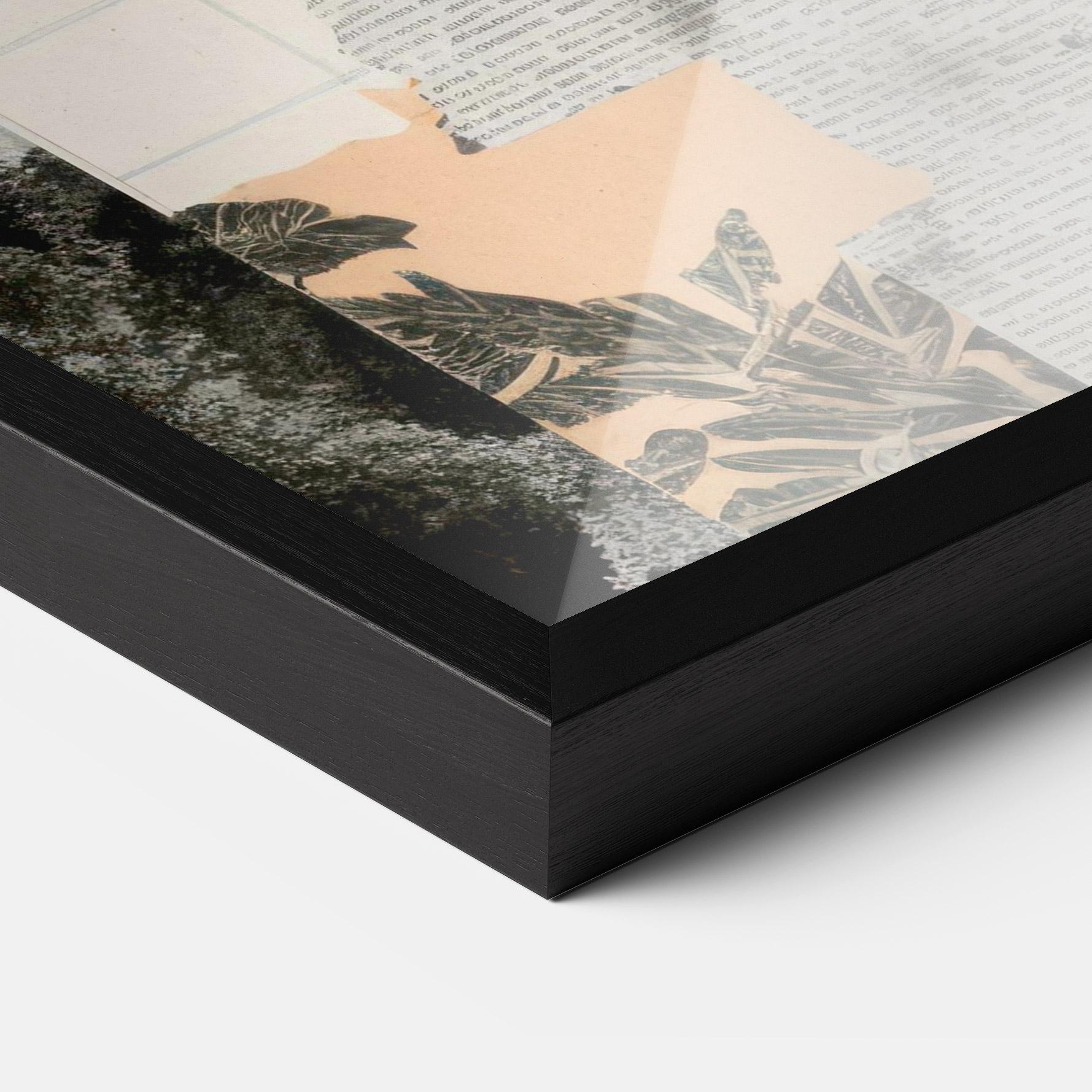 Keretezett Poszter Vintage Collage mockup 3