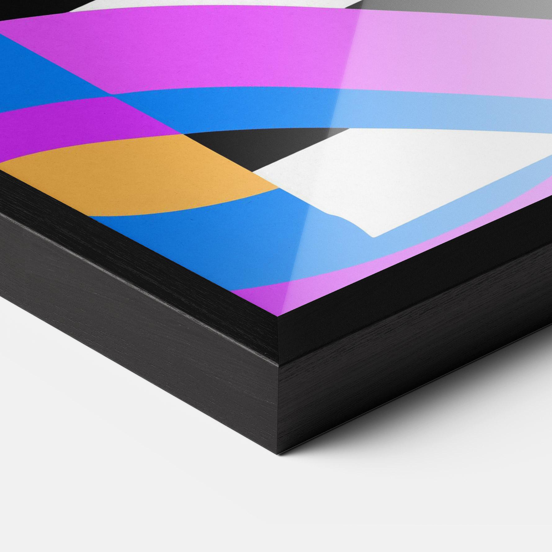 Keretezett Poszter Woman Art Face mockup 3