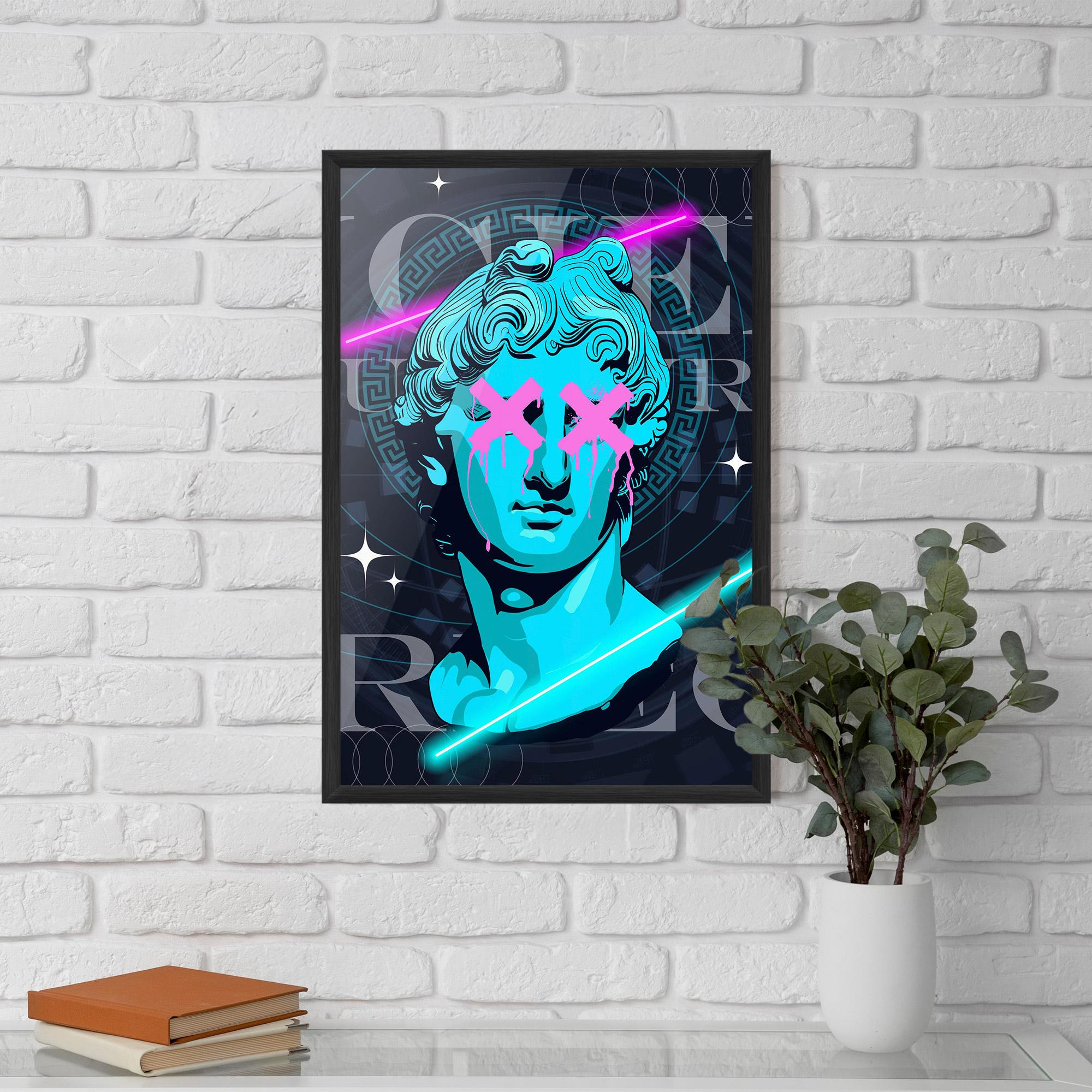 Keretezett Poszter Sculptures mockup 5