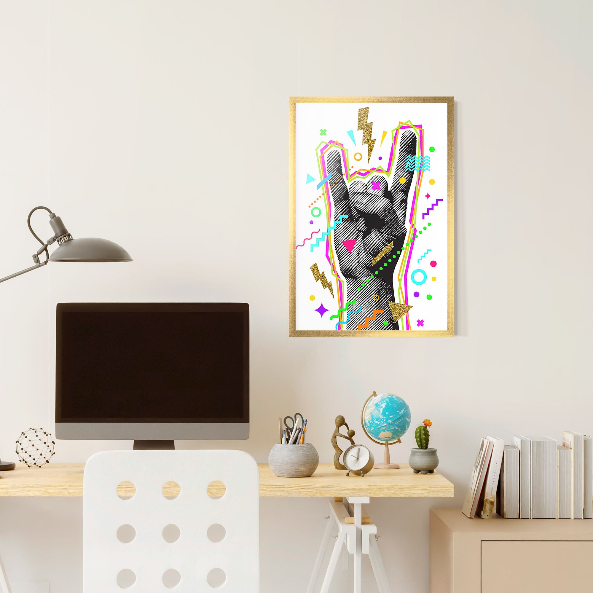 Hand Sign Art mockup 6