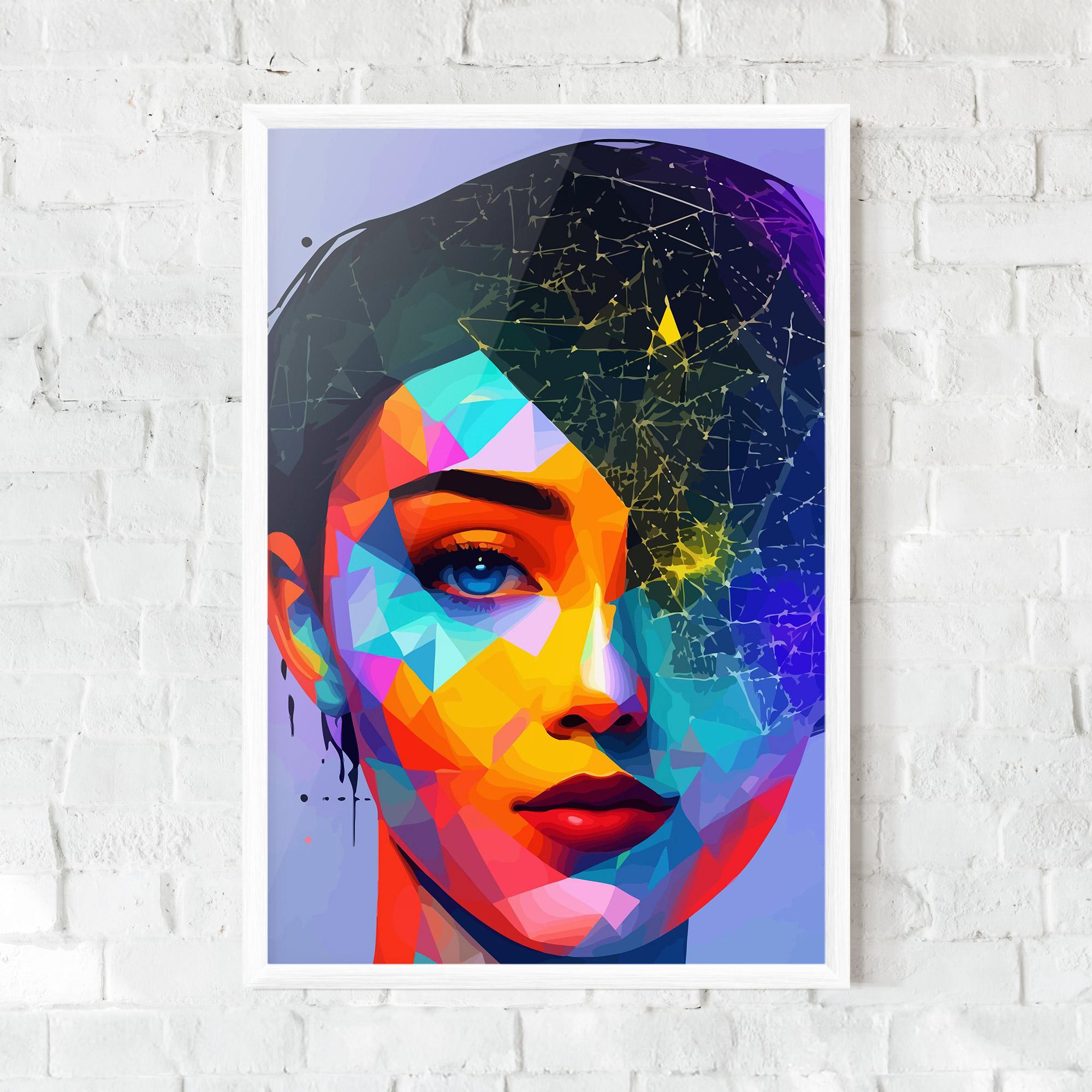 Keretezett Poszter Internet Hyperrealism mockup 0