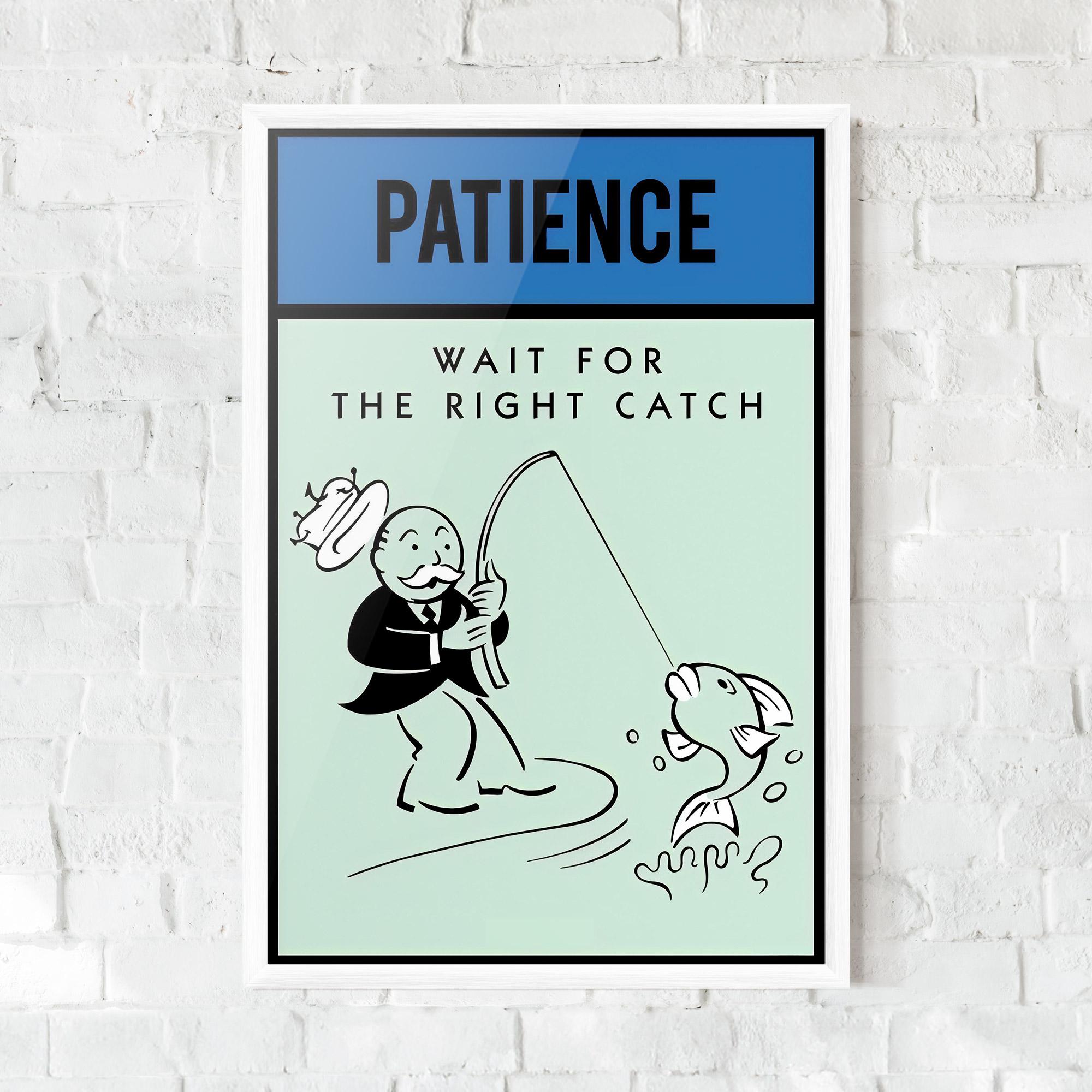 Keretezett Poszter Patience mockup 0