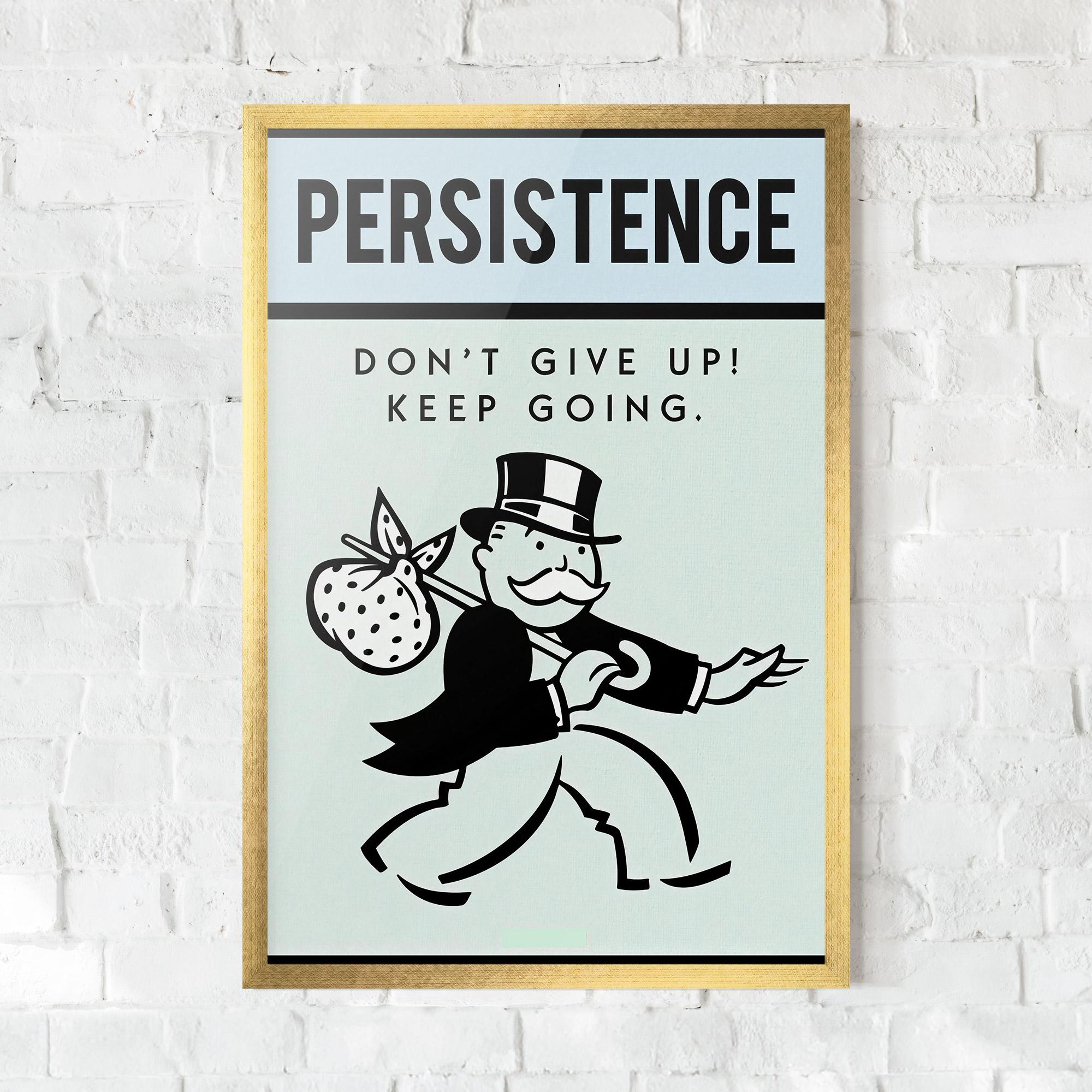 Keretezett Poszter Persistence mockup 0