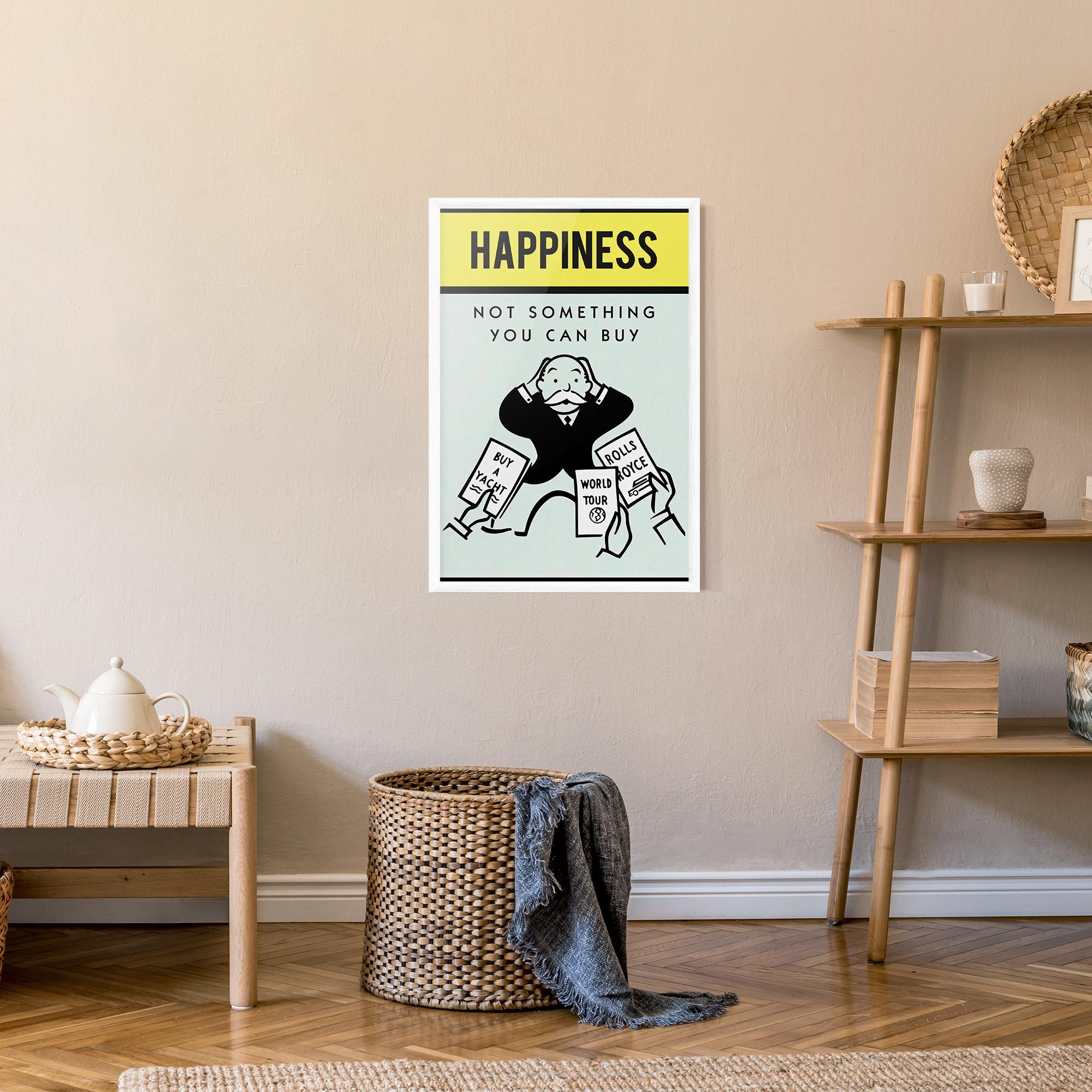 Keretezett Poszter Happines mockup 9