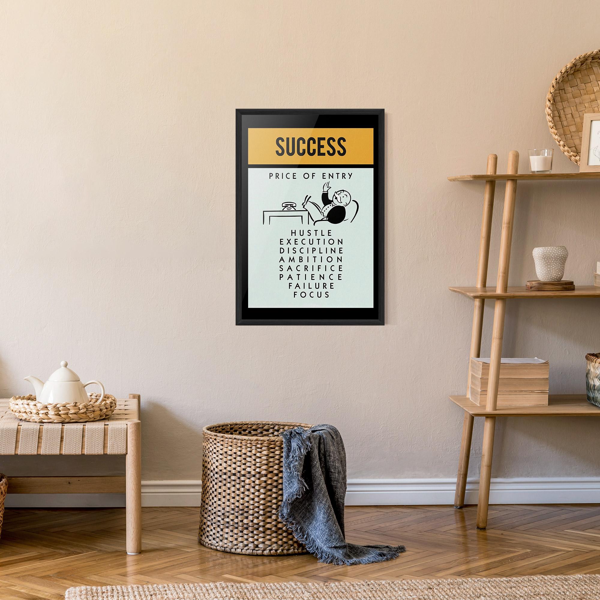 Keretezett Poszter Successs mockup 9