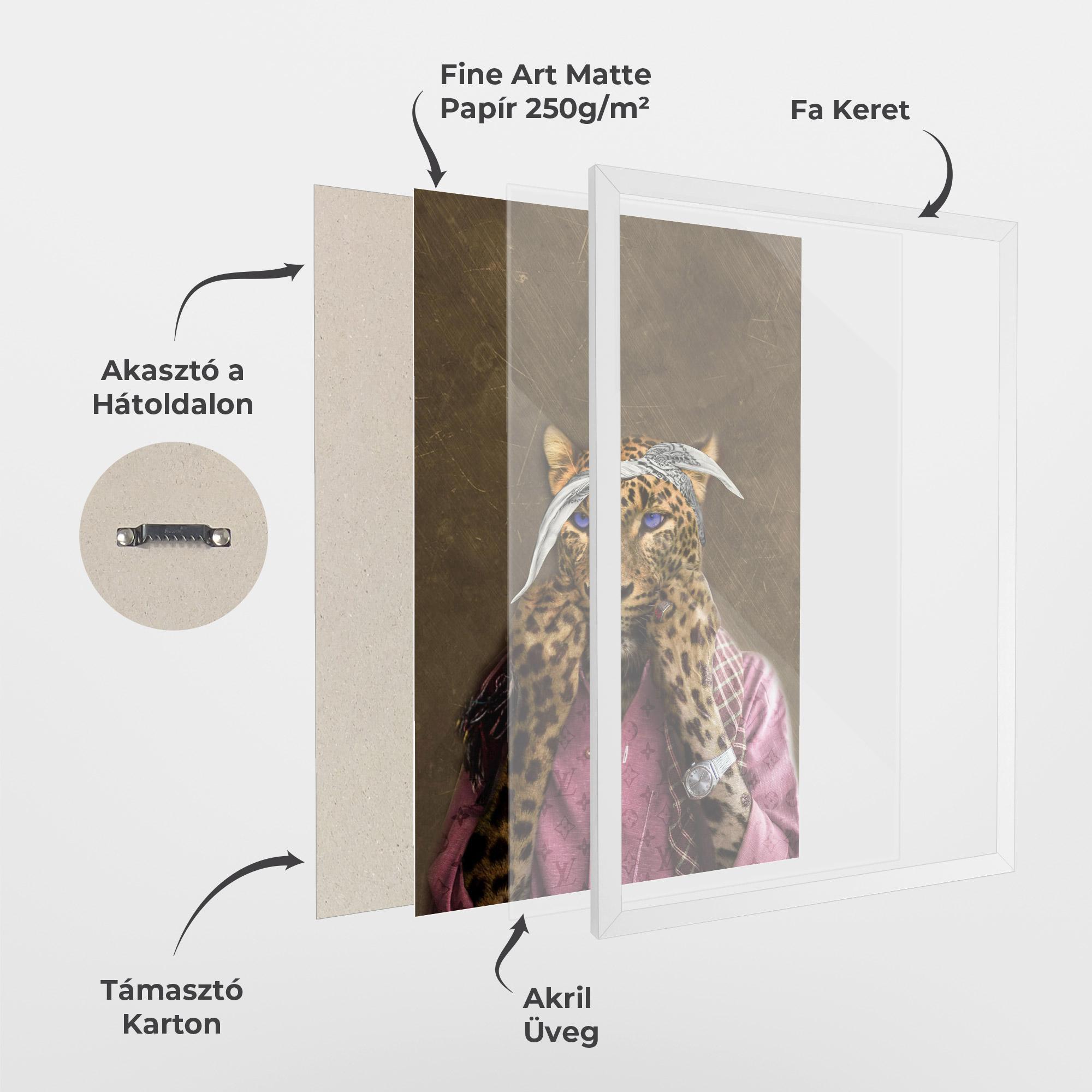 Keretezett Poszter Ready To Fight mockup 1