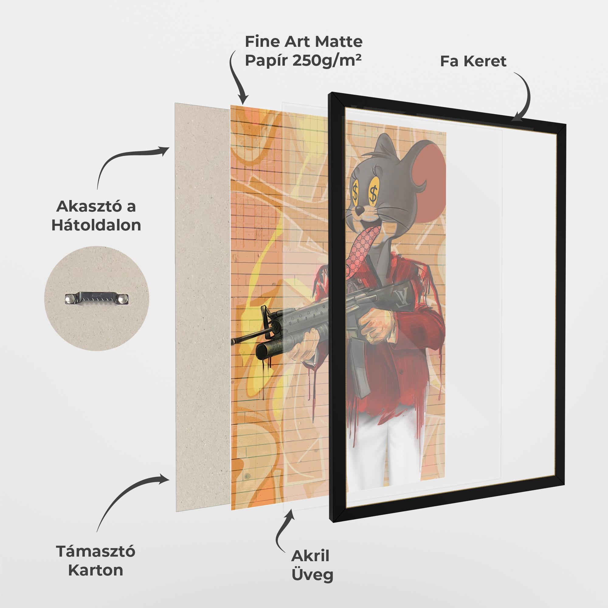 Keretezett Poszter Jerry mockup 1