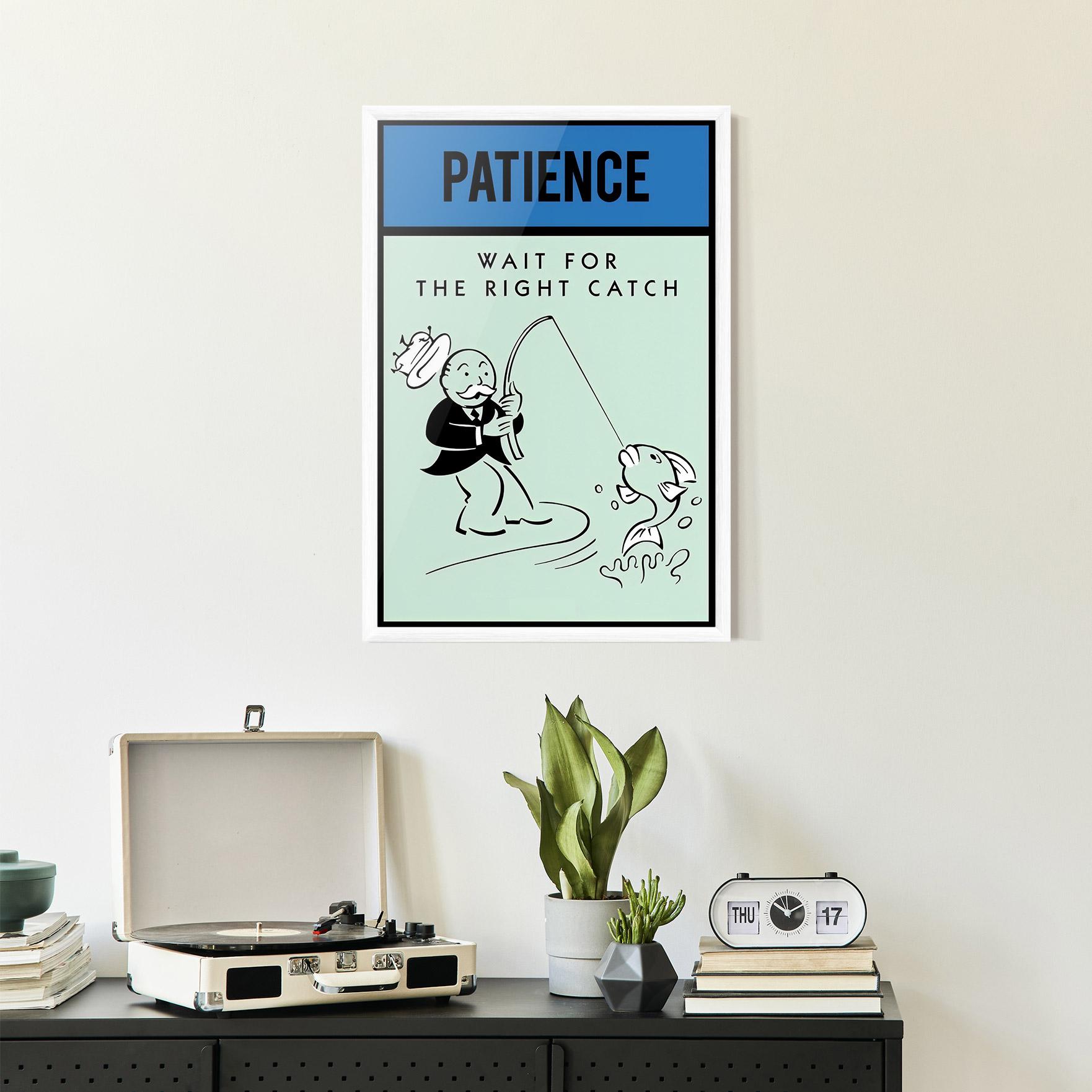Keretezett Poszter Patience mockup 2