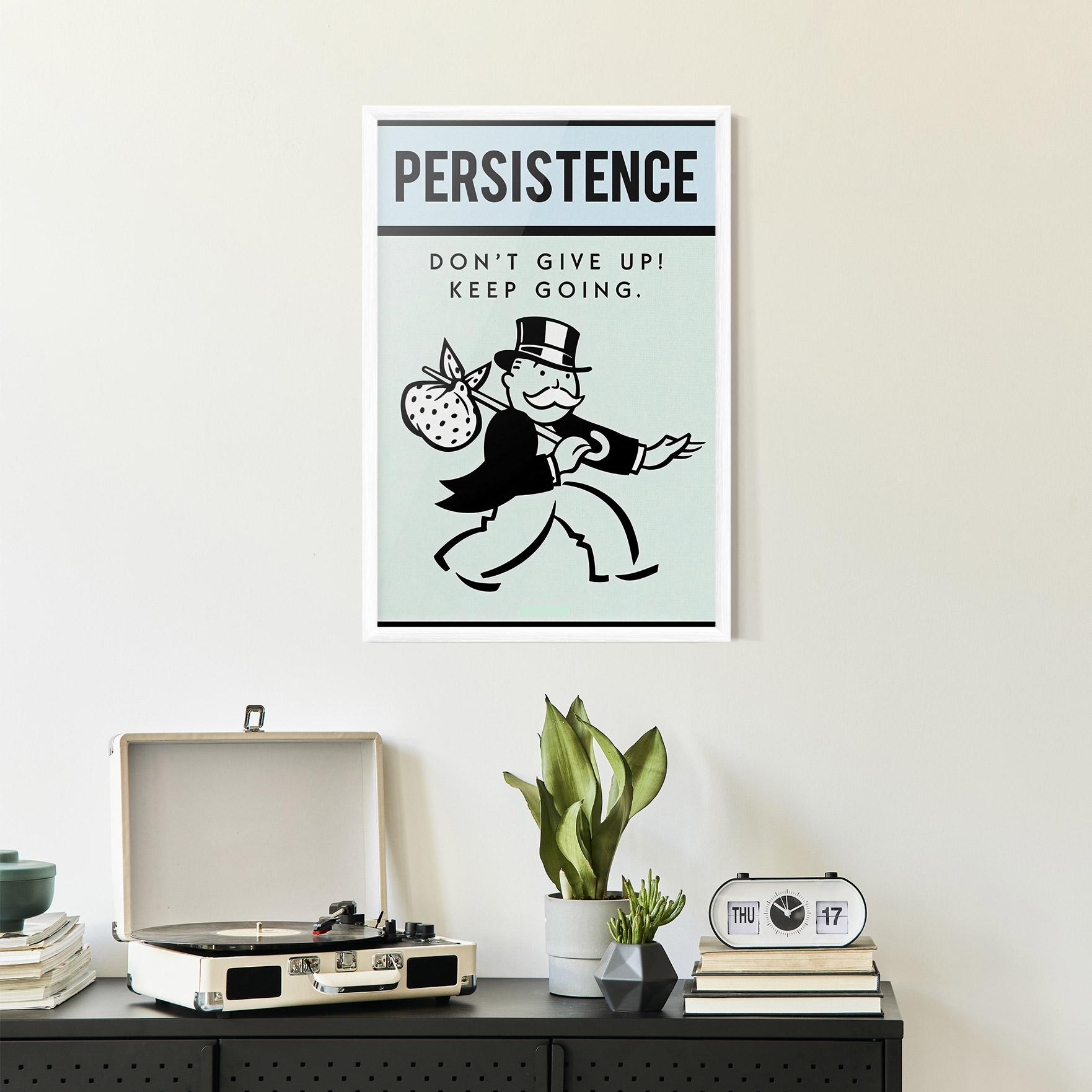 Keretezett Poszter Persistence mockup 2