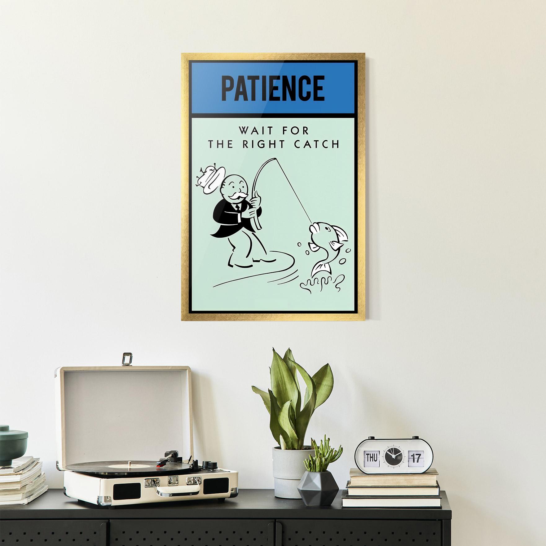 Keretezett Poszter Patience mockup 2