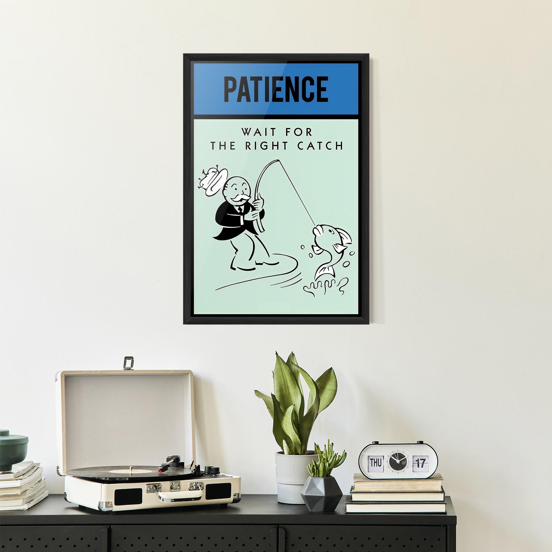 Keretezett Poszter Patience mockup 2