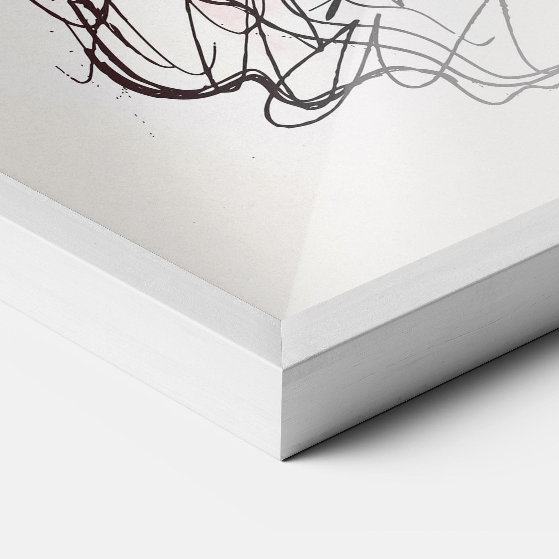 Keretezett Poszter Chain Skeleton mockup 3