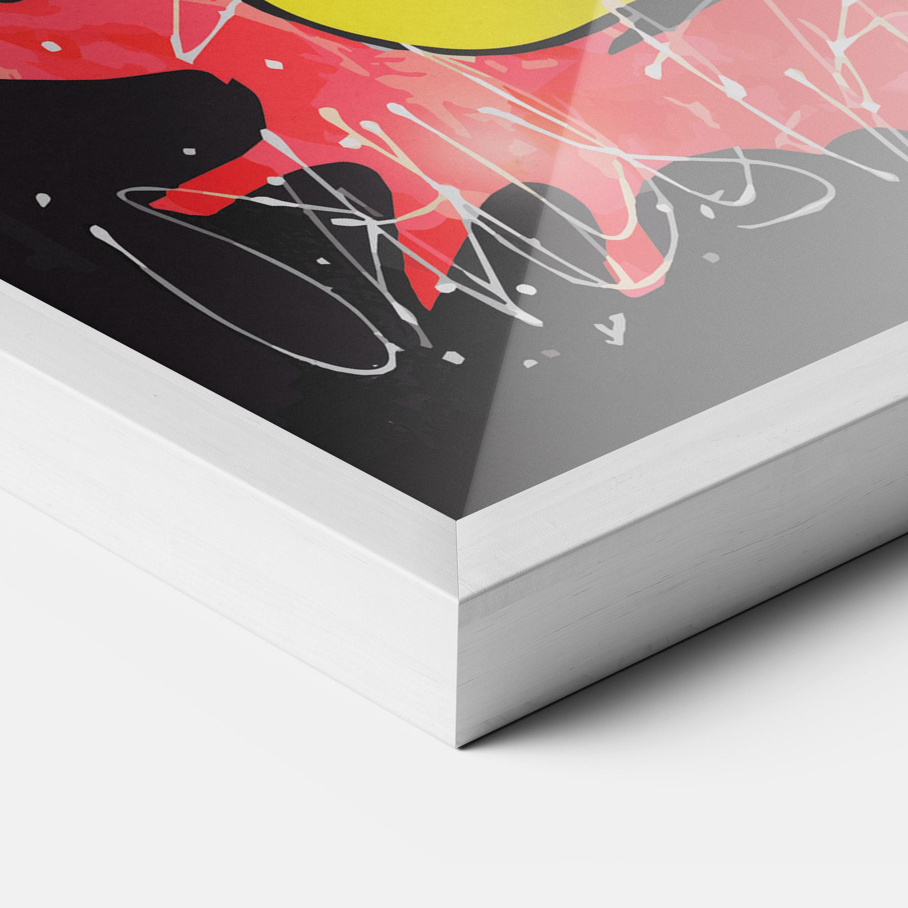 Keretezett Poszter Gangsta Mickey mockup 3