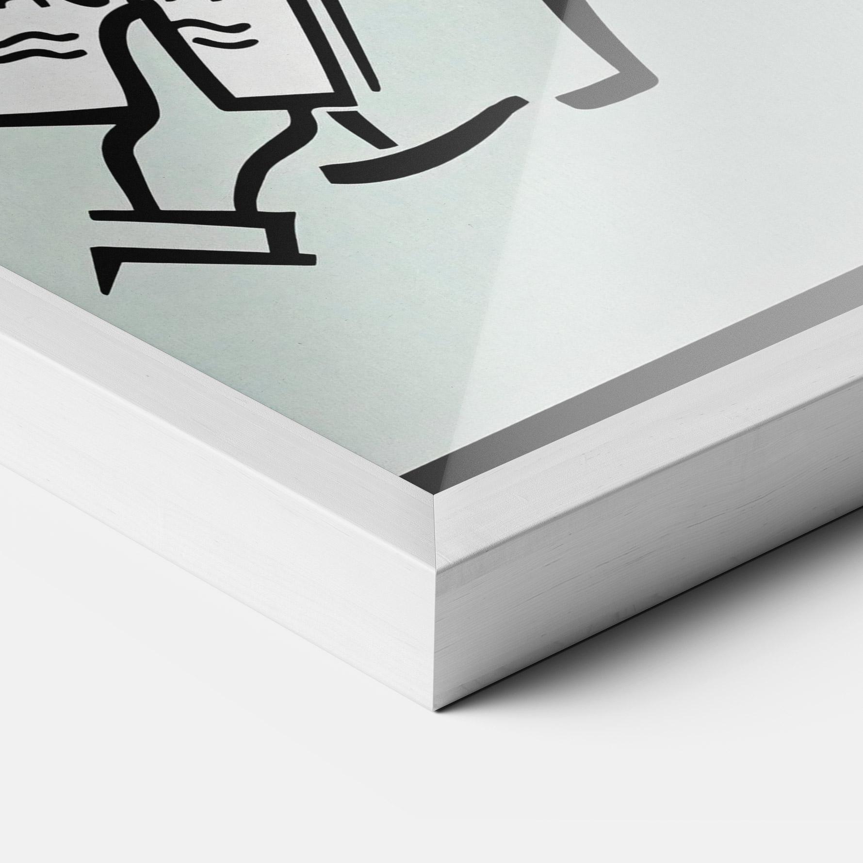 Keretezett Poszter Happines mockup 3