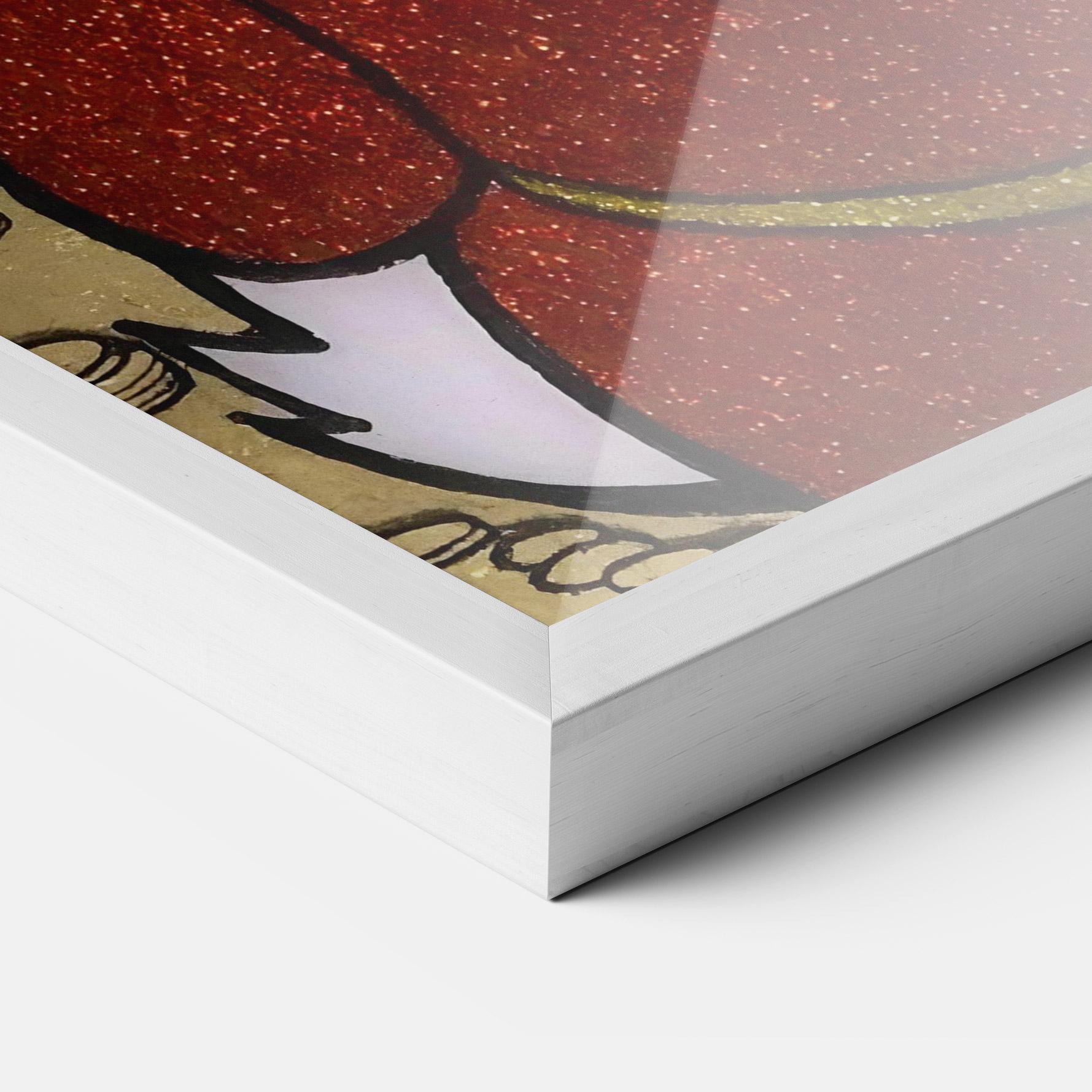 Keretezett Poszter Smell Like Money mockup 3