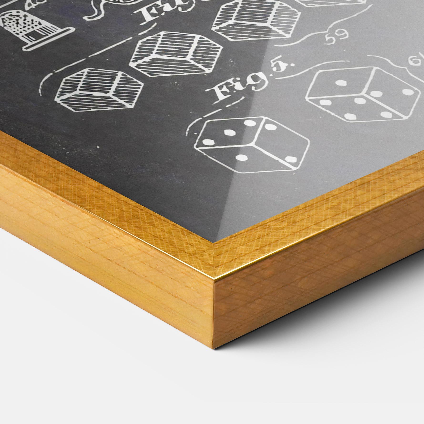 Keretezett Poszter Monopoly Board mockup 3