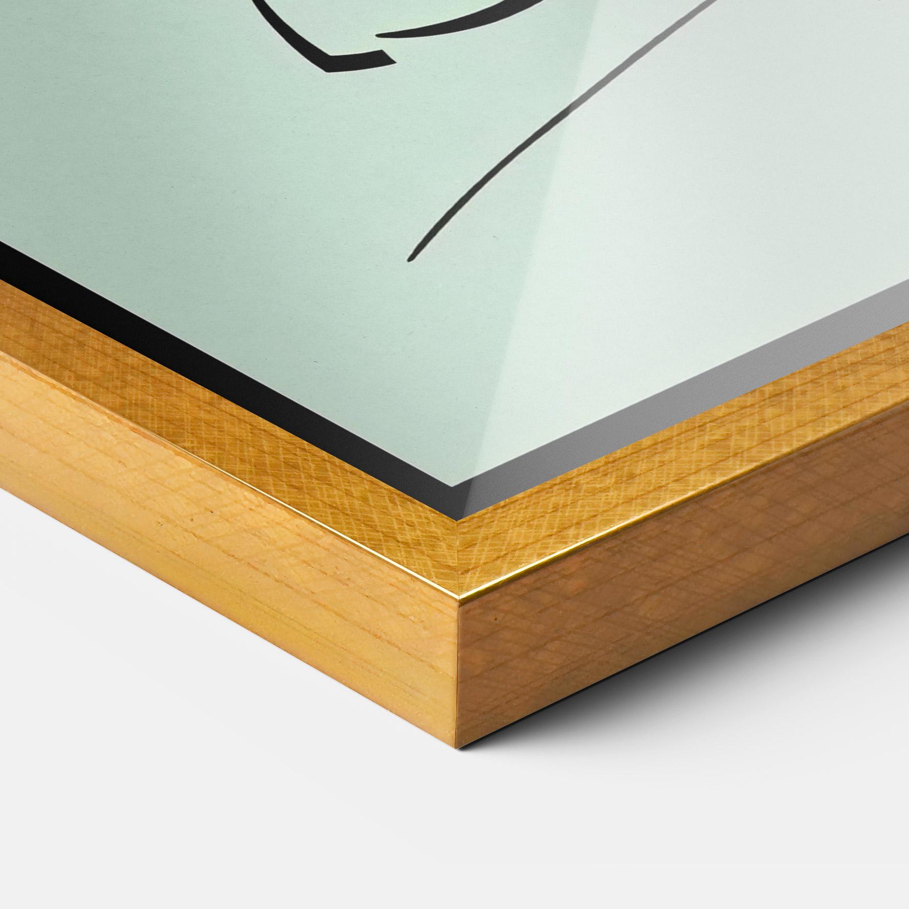 Keretezett Poszter Patience mockup 3