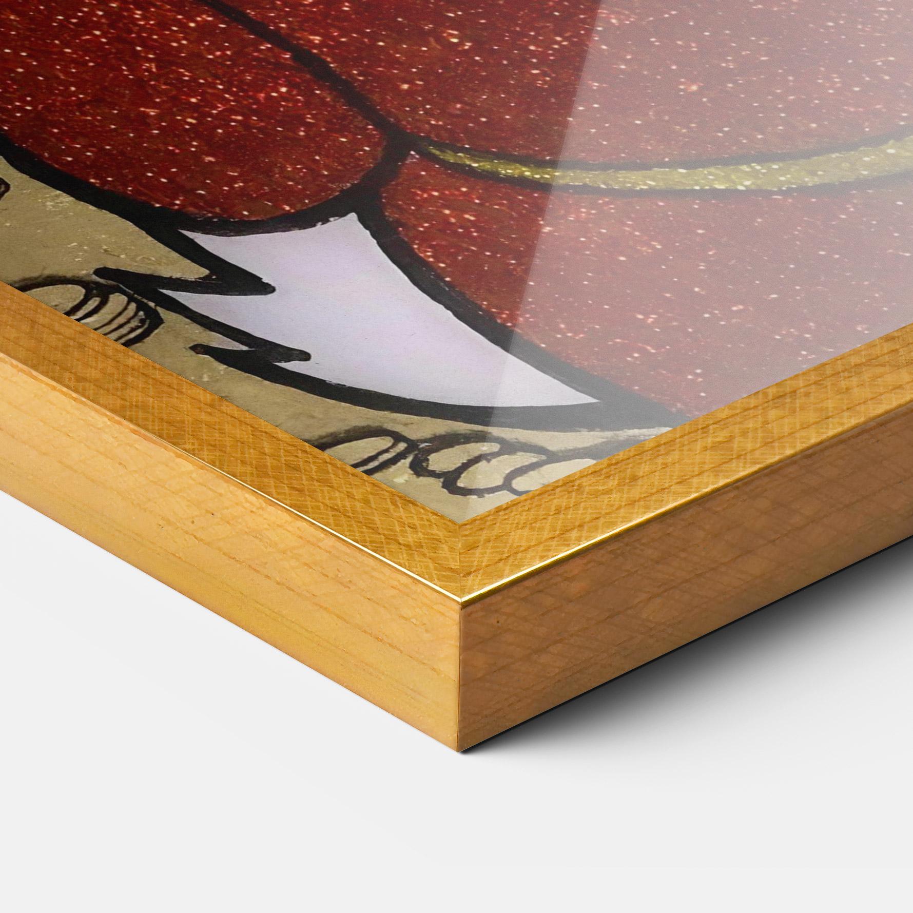 Keretezett Poszter Smell Like Money mockup 3