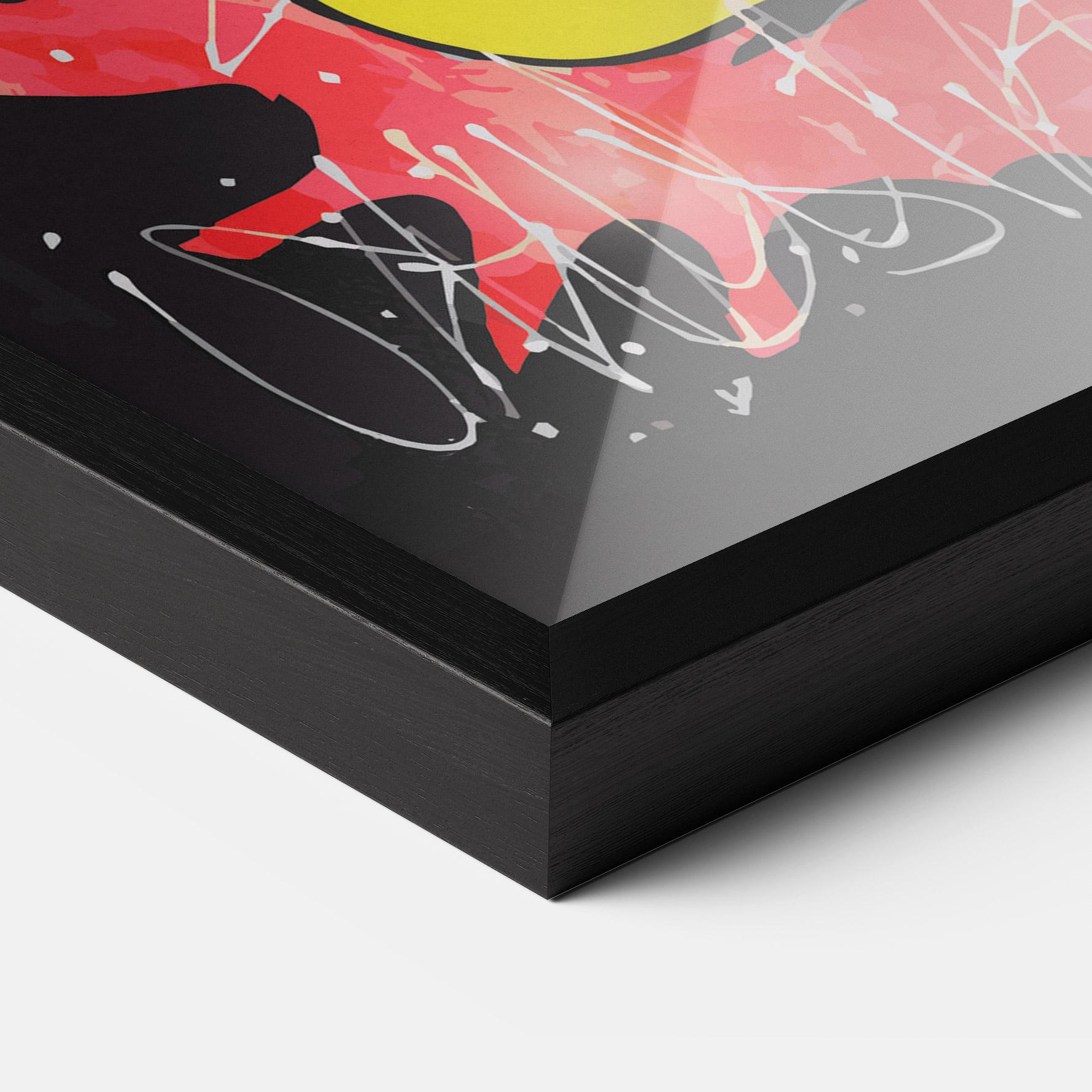 Keretezett Poszter Gangsta Mickey mockup 3