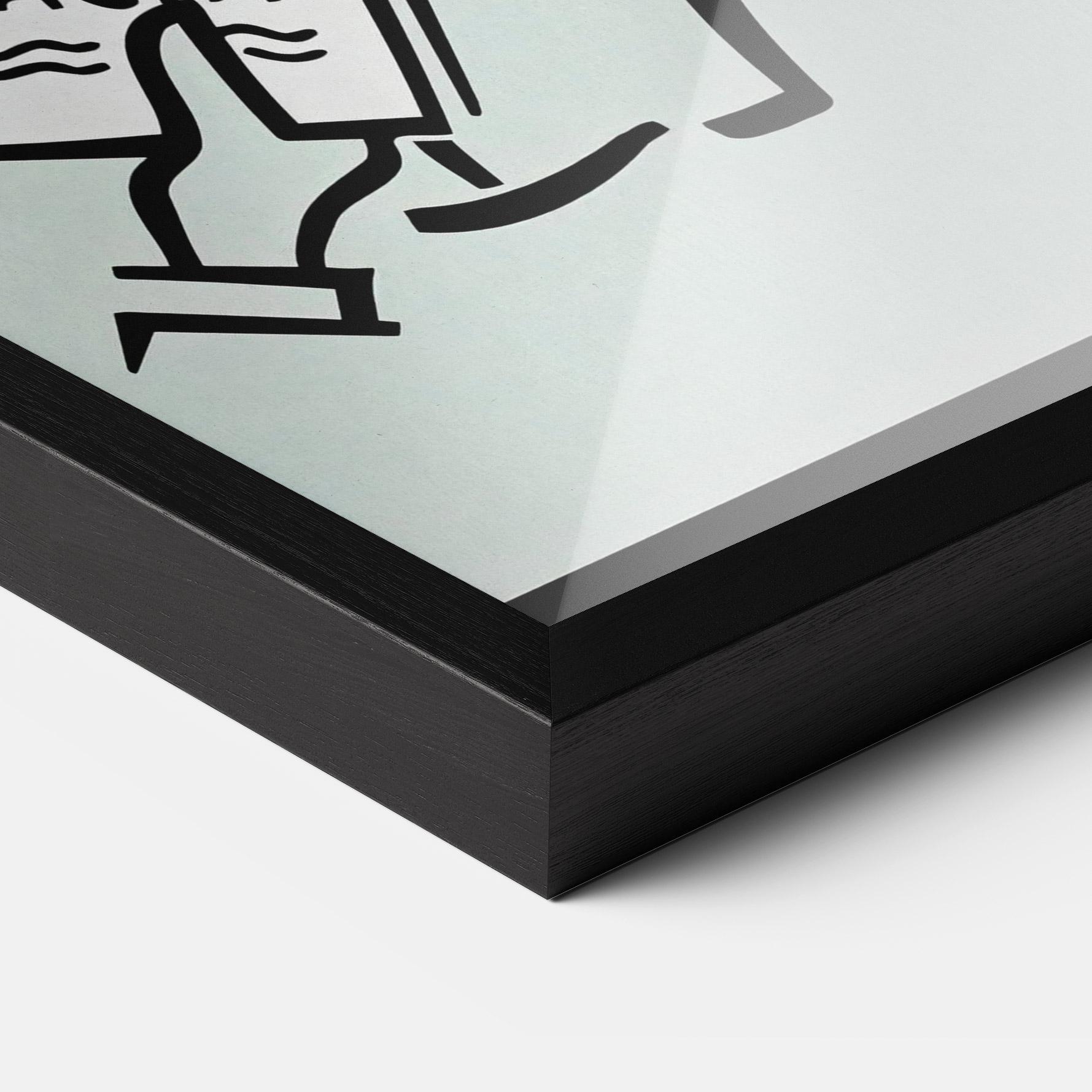 Keretezett Poszter Happines mockup 3