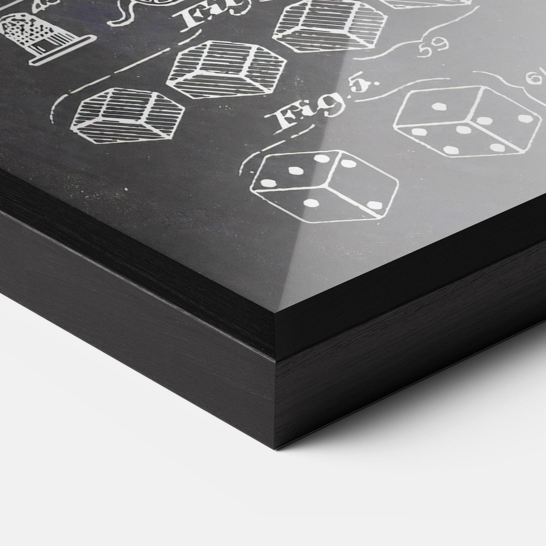 Keretezett Poszter Monopoly Board mockup 3