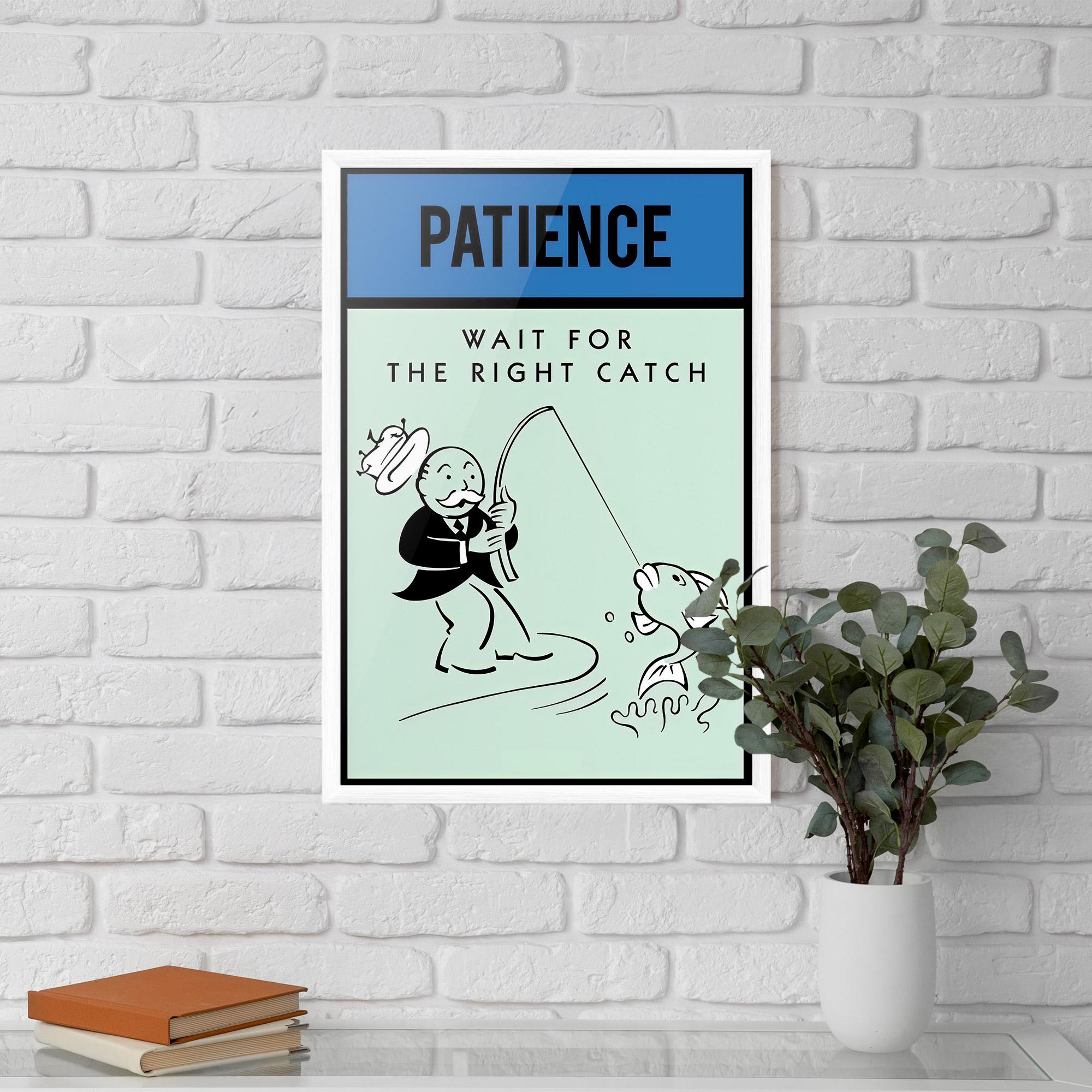 Keretezett Poszter Patience mockup 5