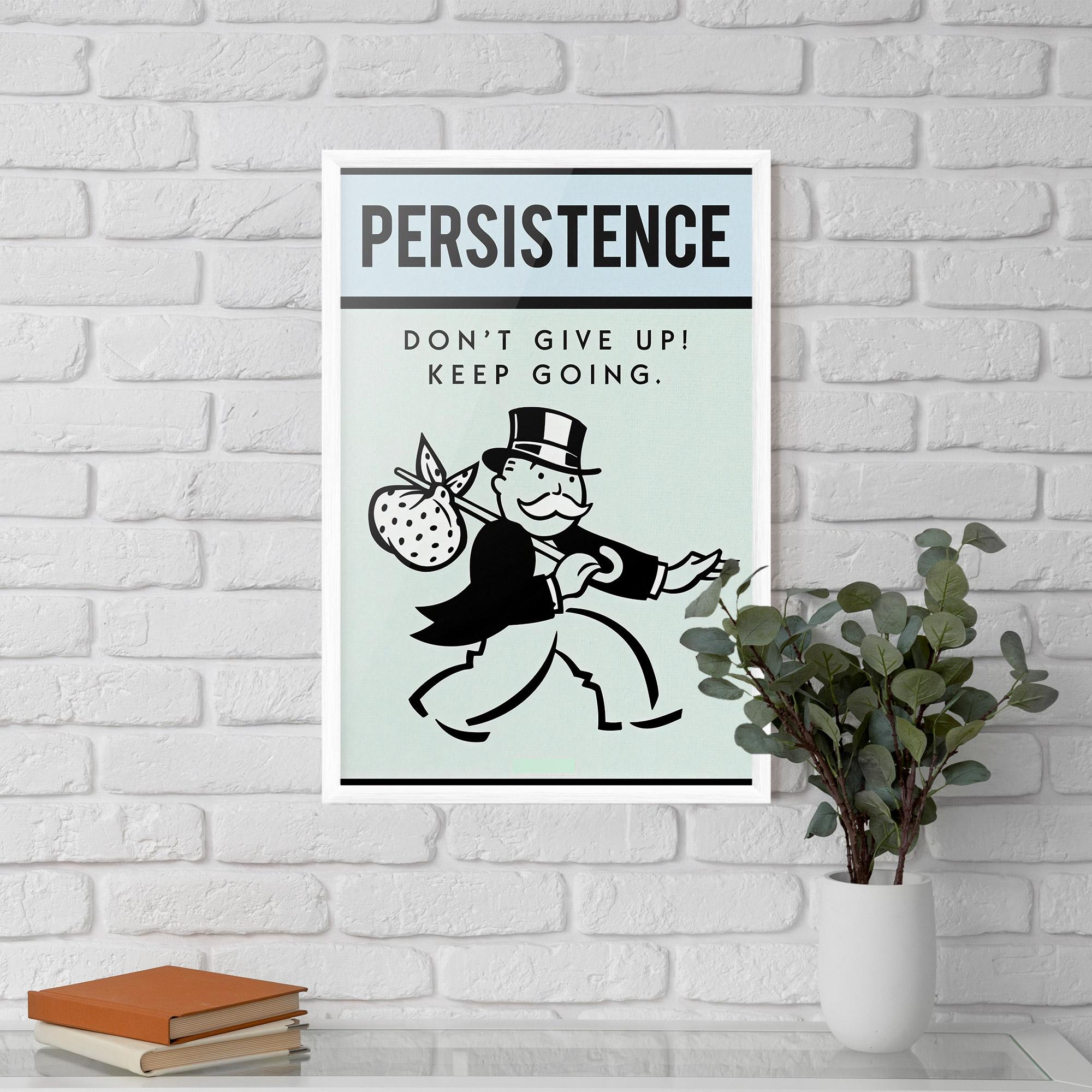 Keretezett Poszter Persistence mockup 5
