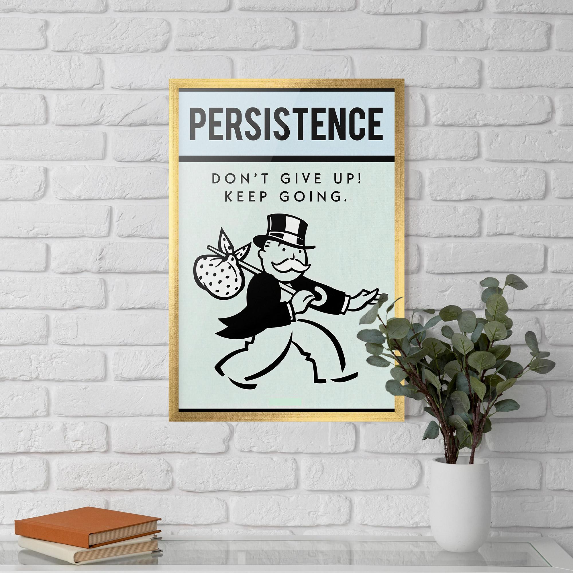 Keretezett Poszter Persistence mockup 5