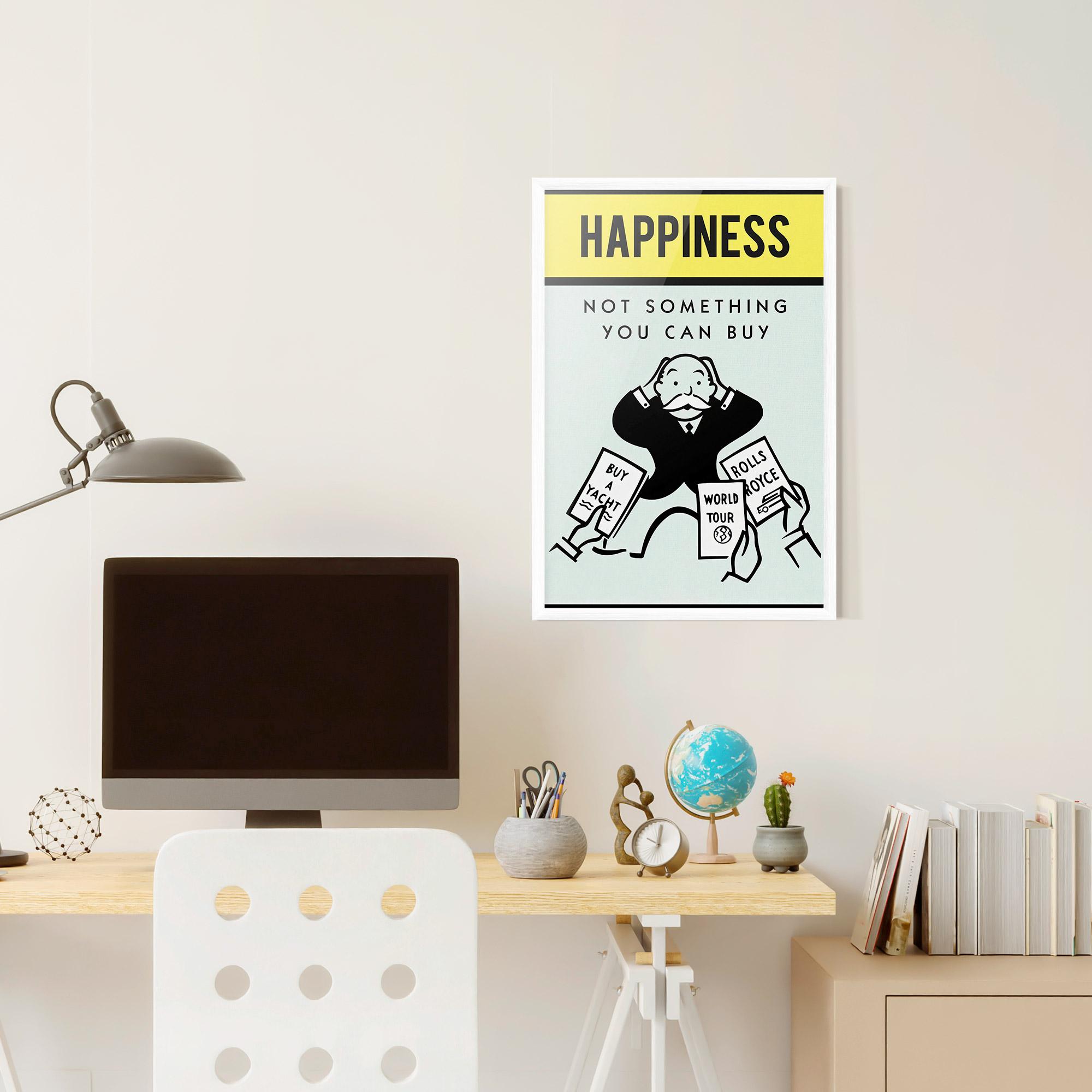Keretezett Poszter Happines mockup 6