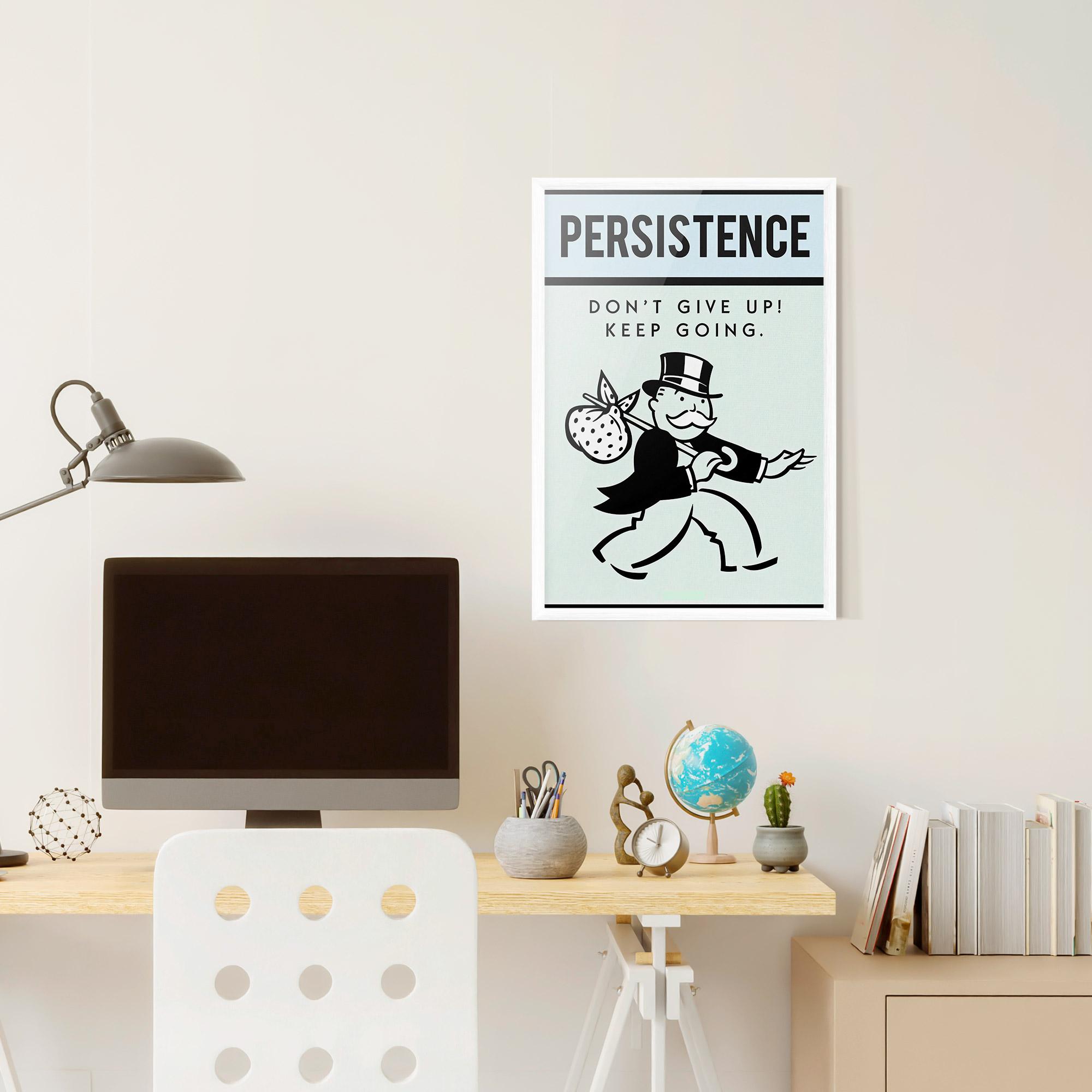 Keretezett Poszter Persistence mockup 6