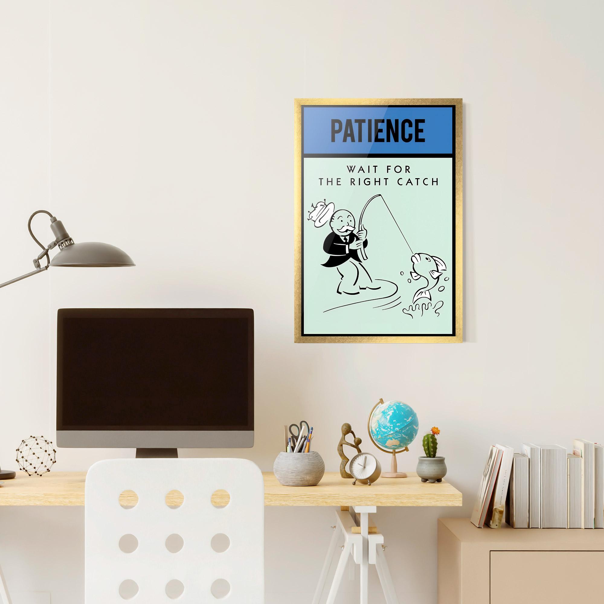 Keretezett Poszter Patience mockup 6