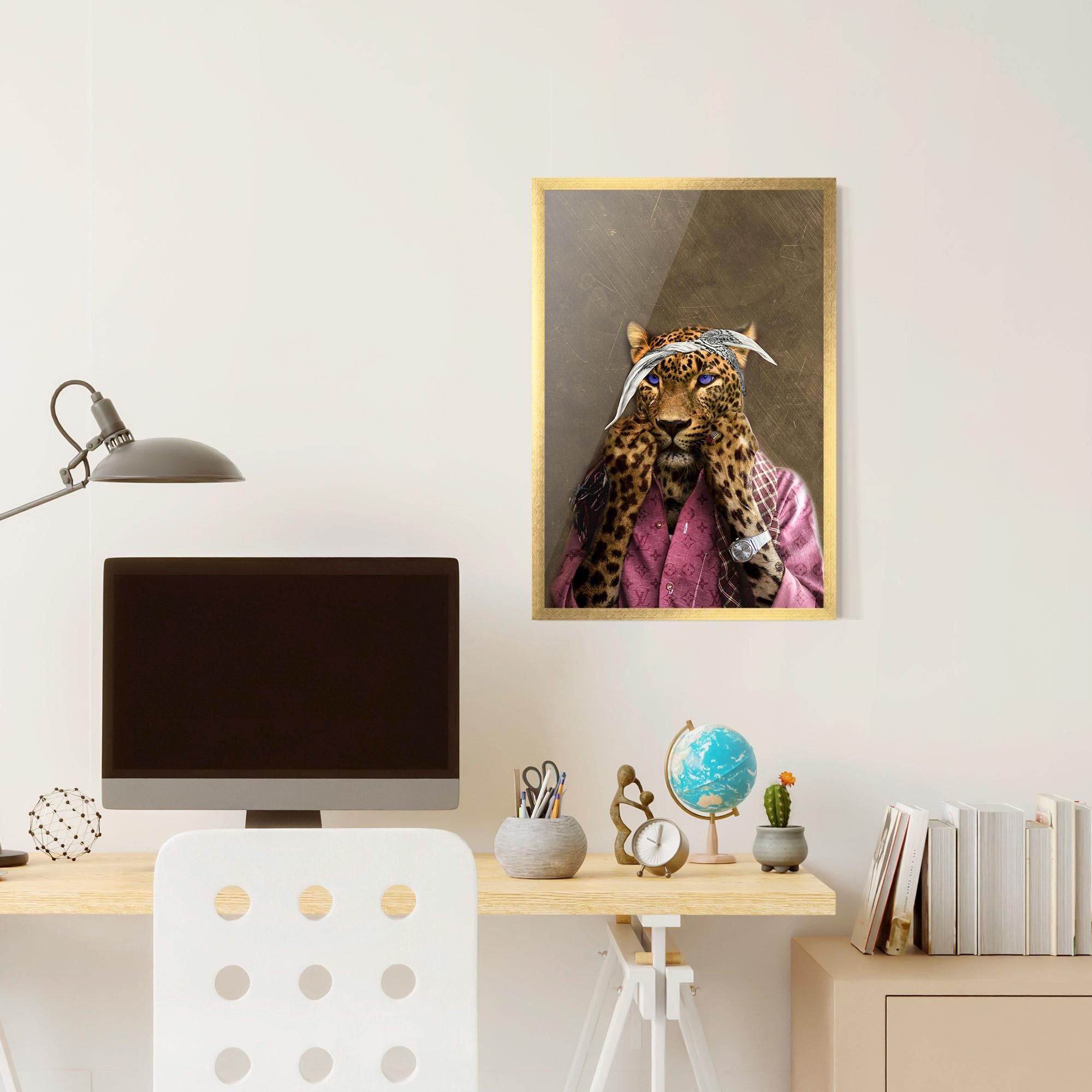 Keretezett Poszter Ready To Fight mockup 6