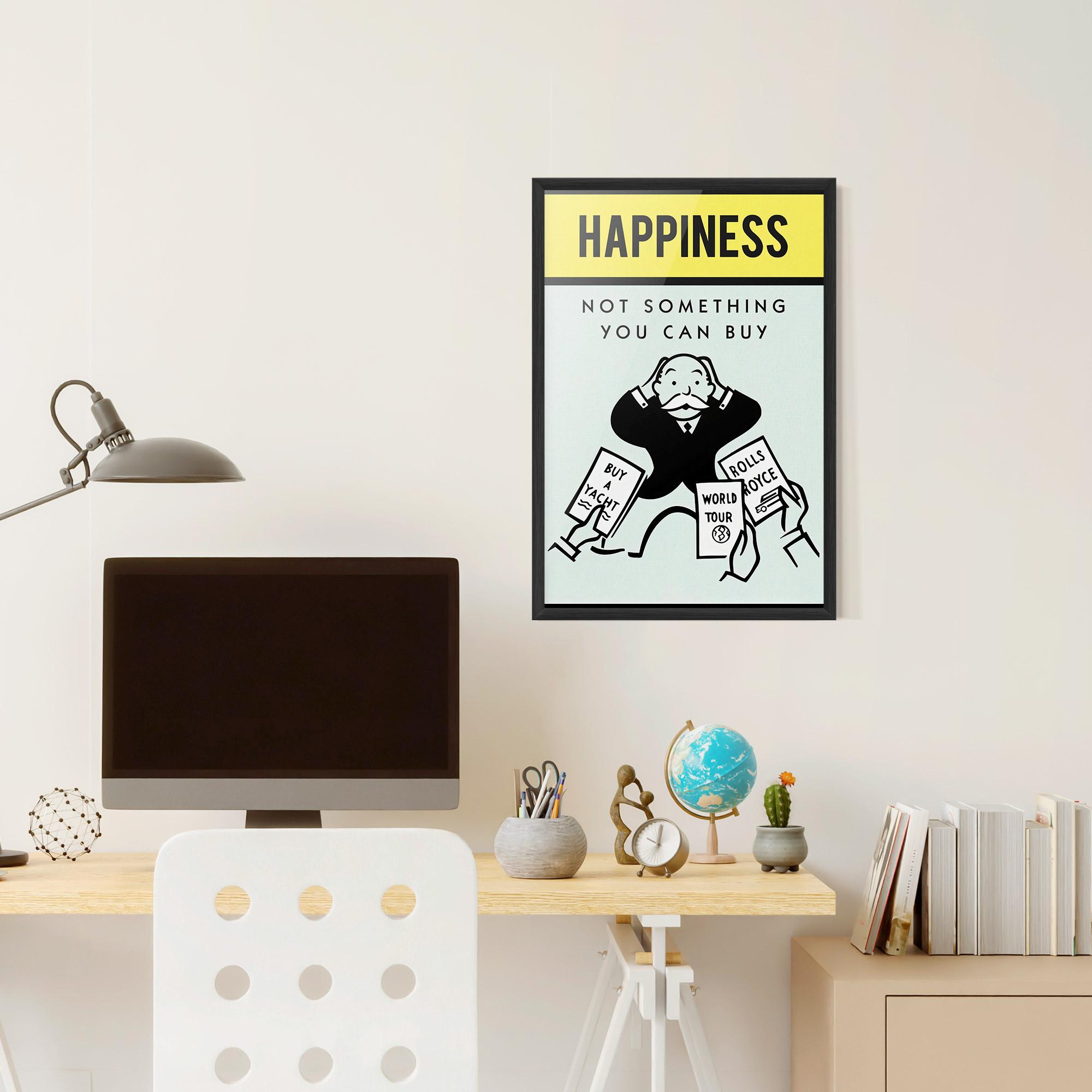 Keretezett Poszter Happines mockup 6