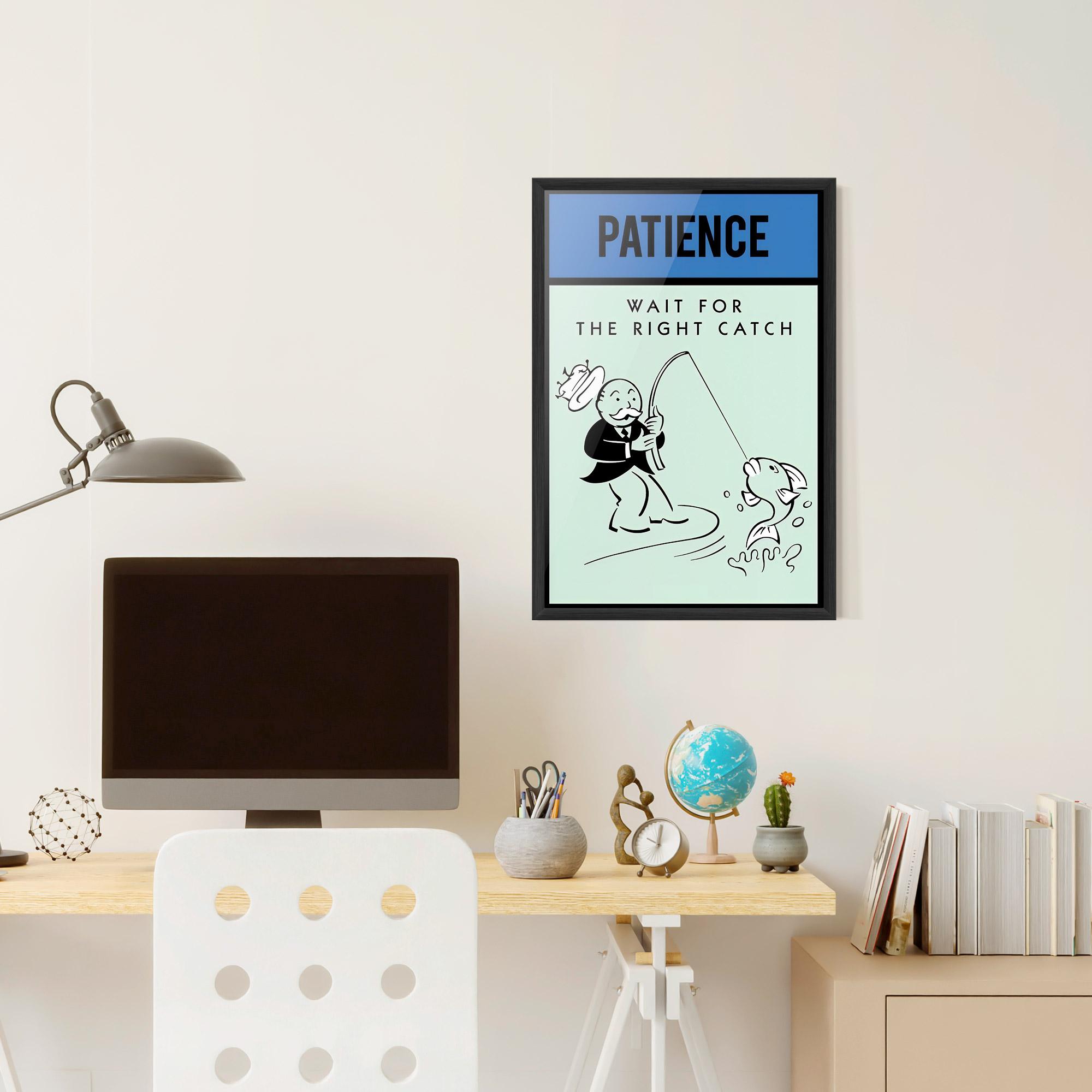 Keretezett Poszter Patience mockup 6
