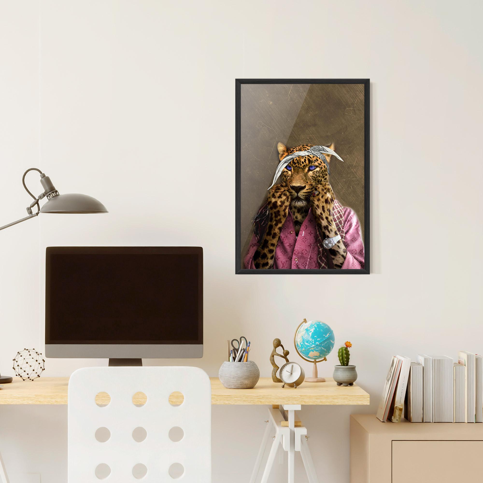 Keretezett Poszter Ready To Fight mockup 6