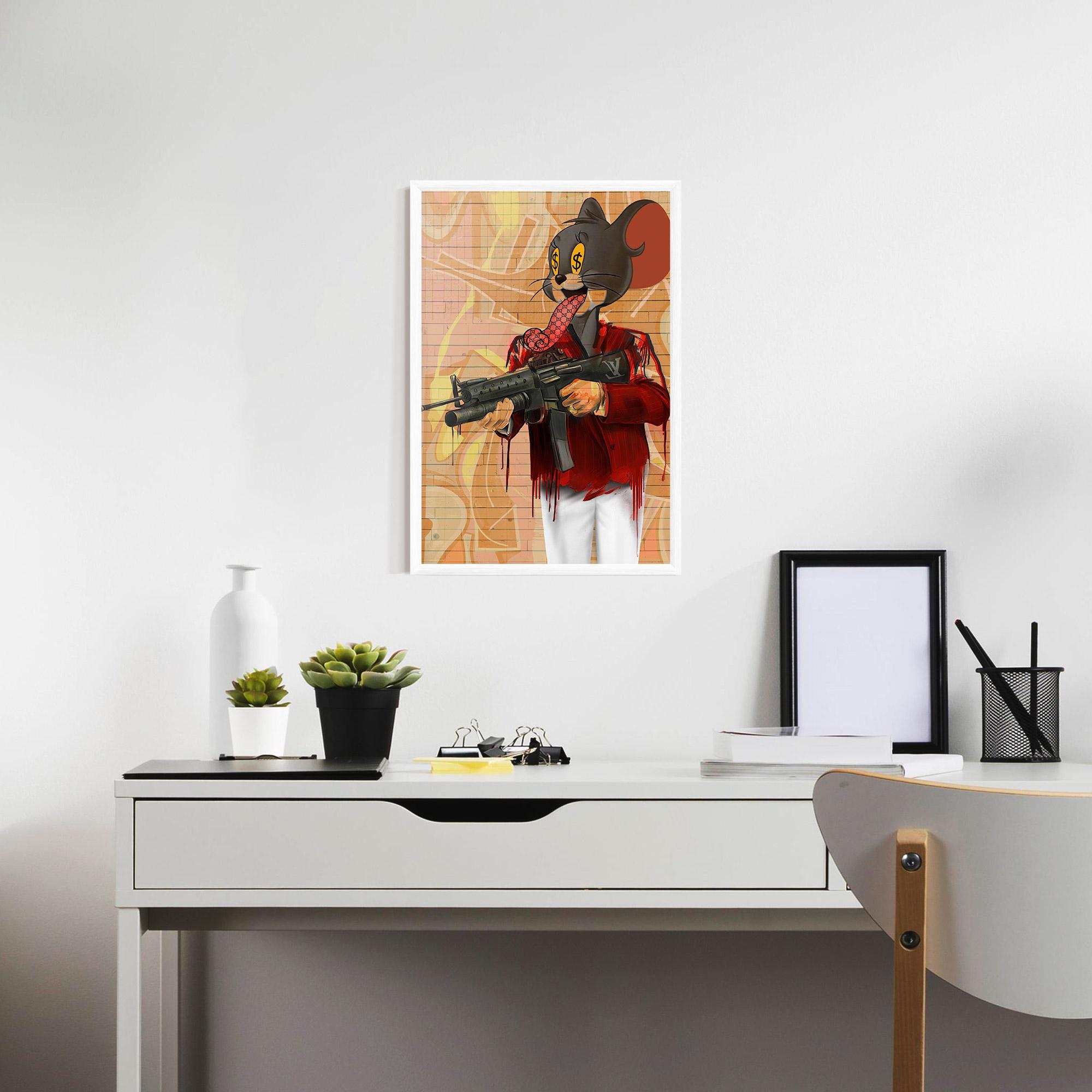 Keretezett Poszter Jerry mockup 7