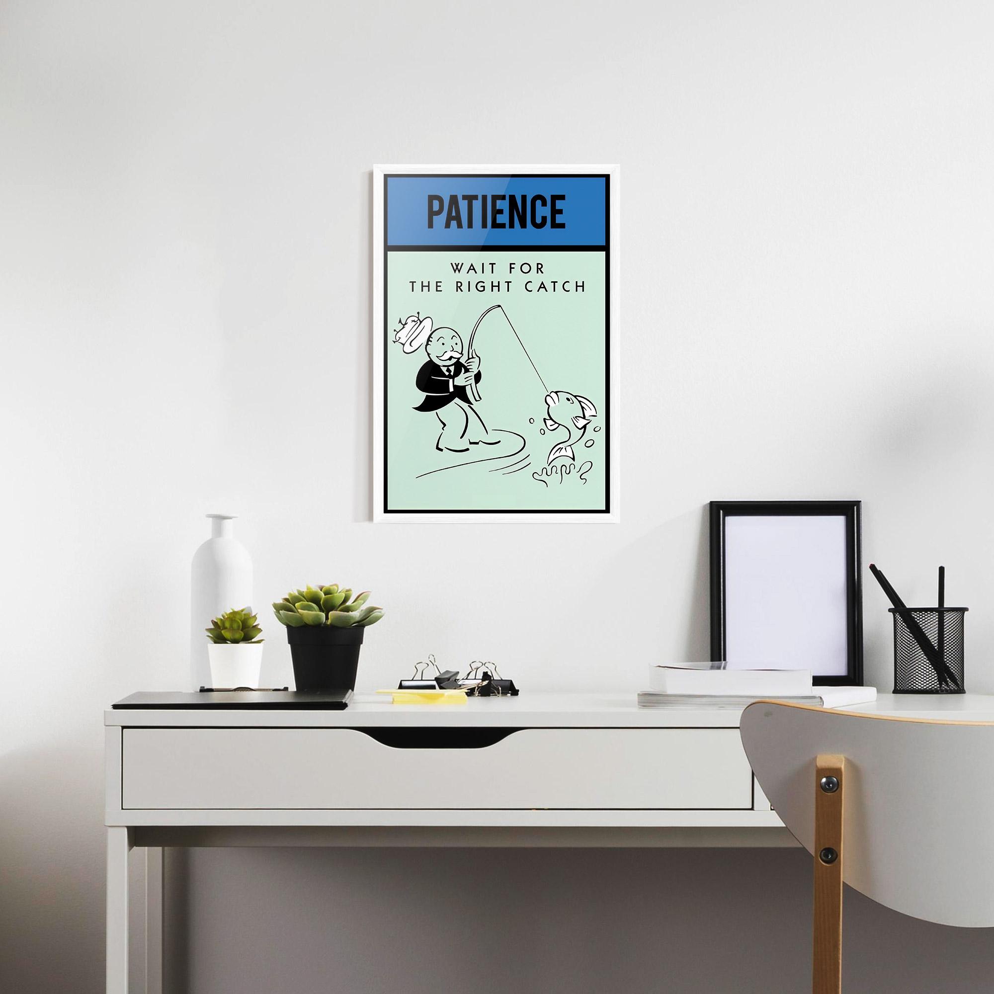 Keretezett Poszter Patience mockup 7