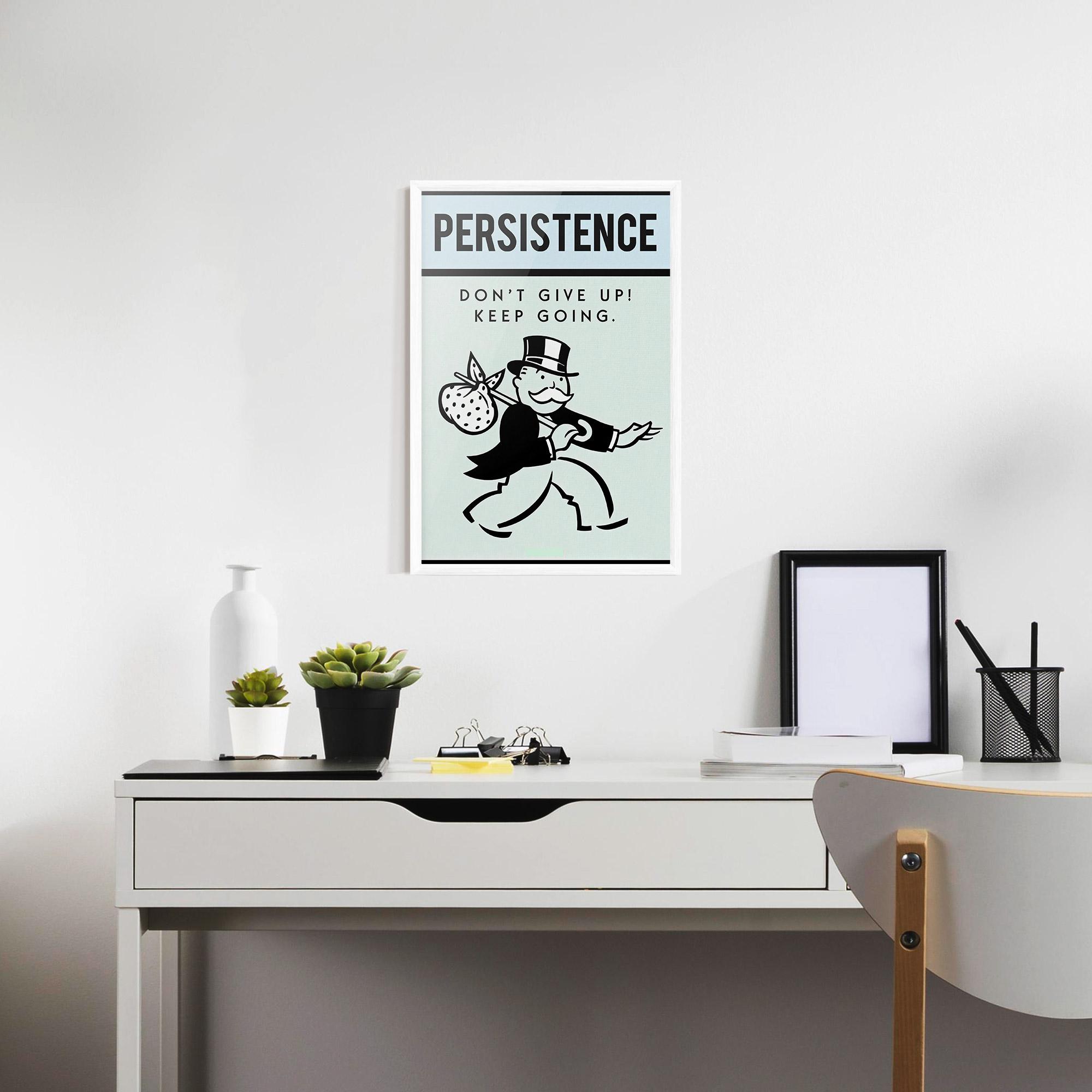 Keretezett Poszter Persistence mockup 7