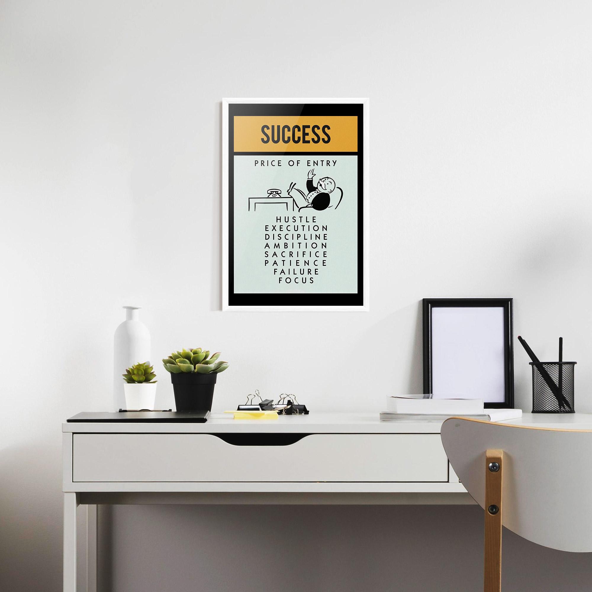 Keretezett Poszter Successs mockup 7