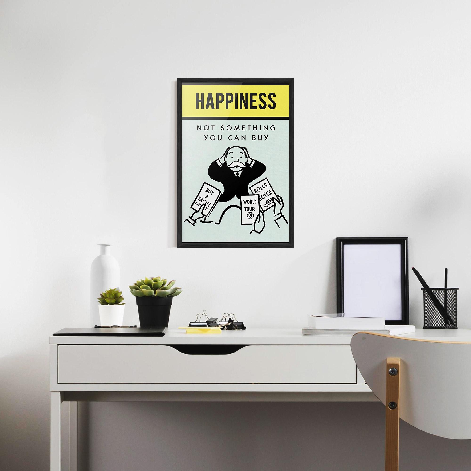 Keretezett Poszter Happines mockup 7