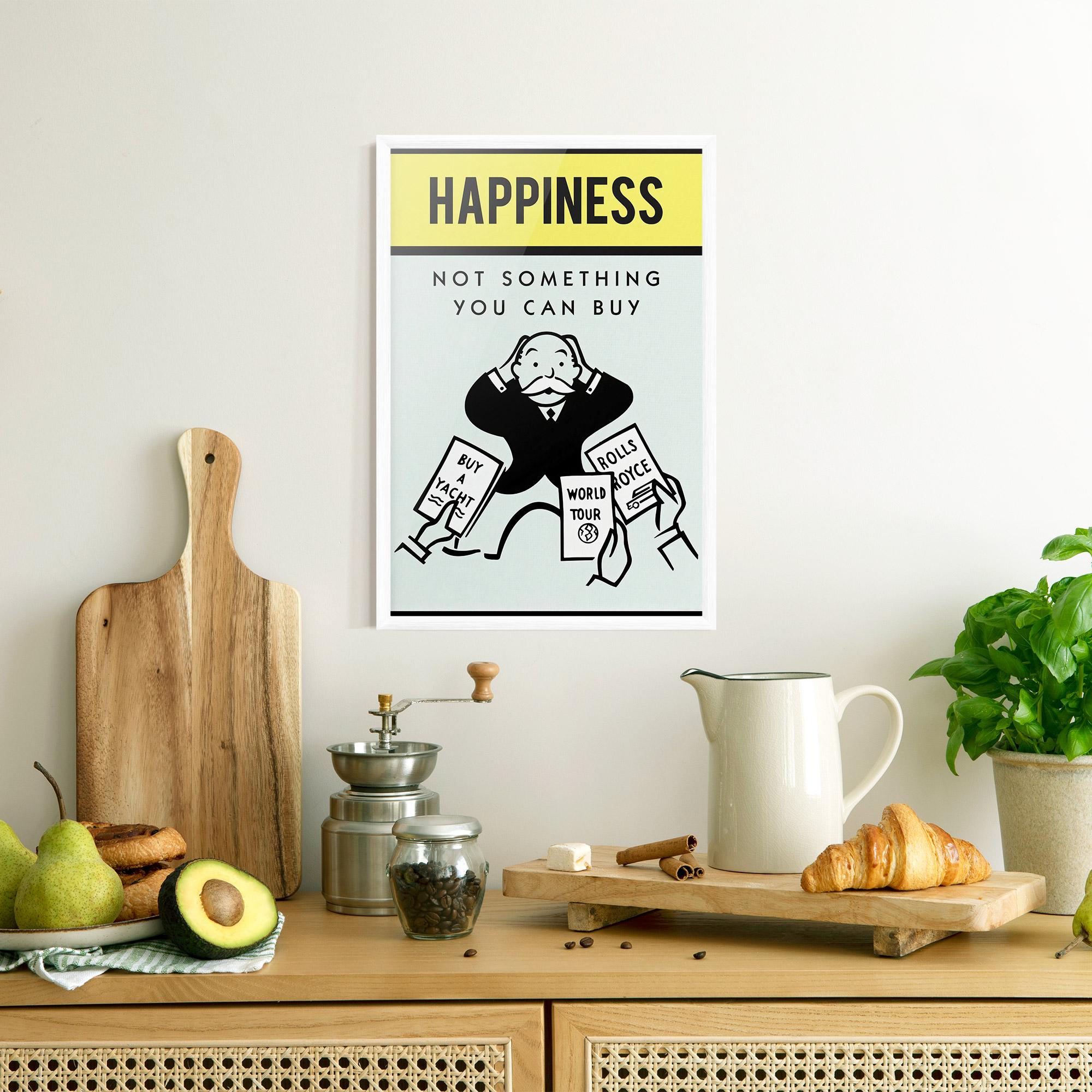 Keretezett Poszter Happines mockup 8