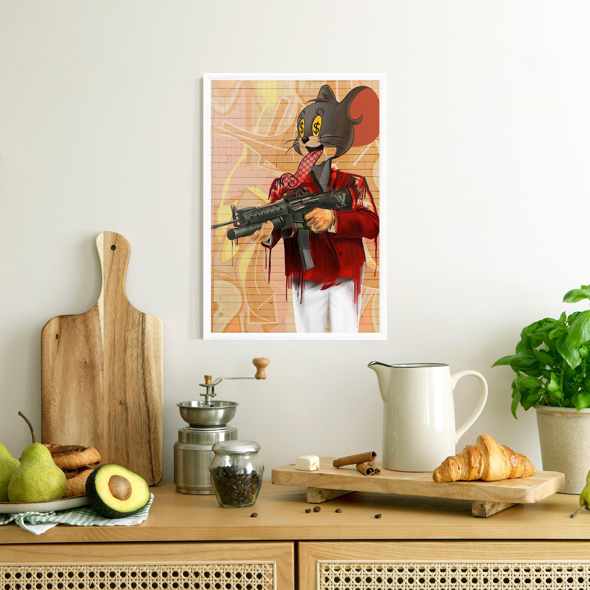 Keretezett Poszter Jerry mockup 8